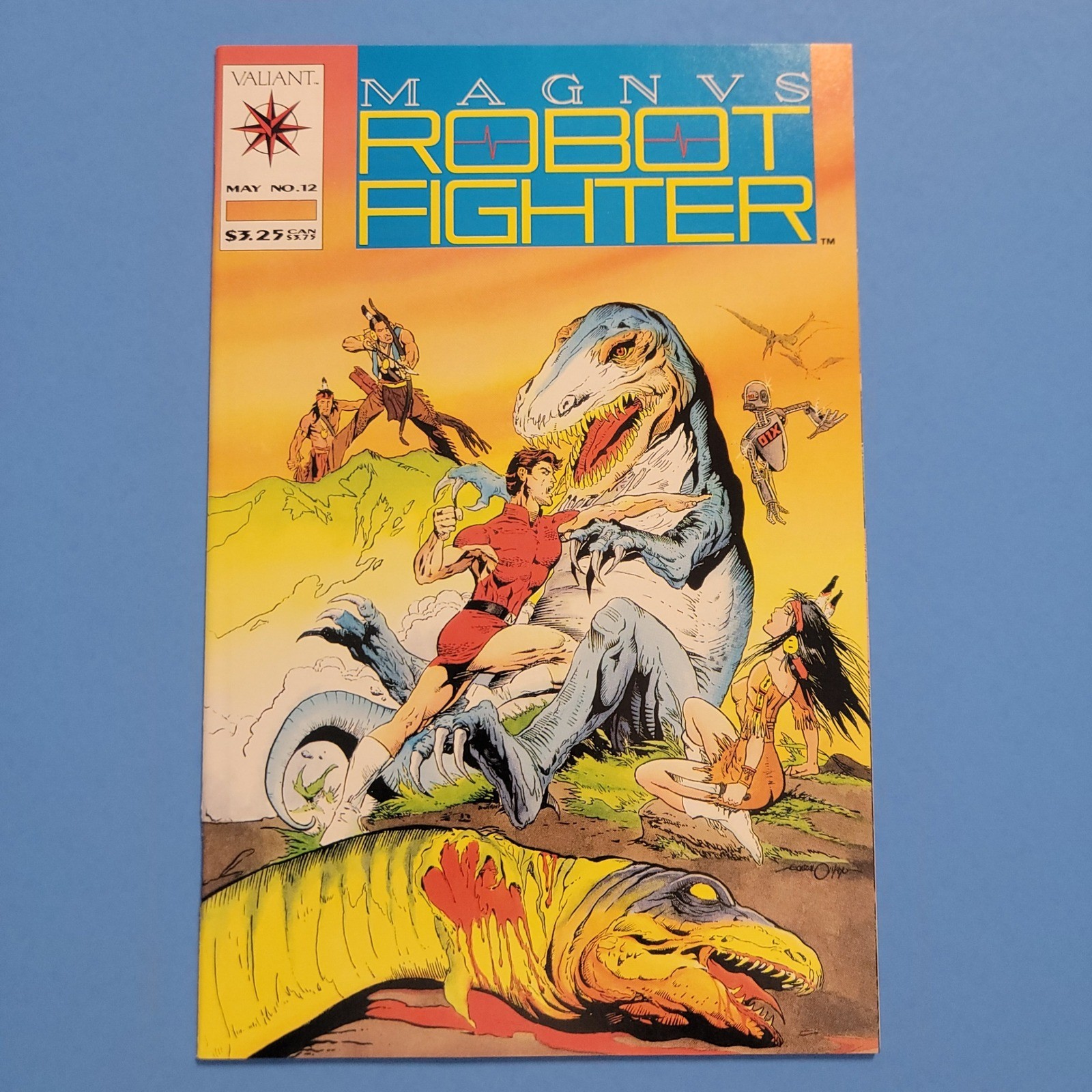 Magnus Robot Fighter 12 Valiant Comics (1992) 1st Appearance Turok High Grade