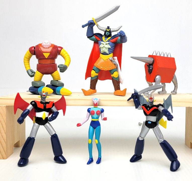 Super Robot HG Dark General Edition Complete Set of 6 Figures Gashapon Japan