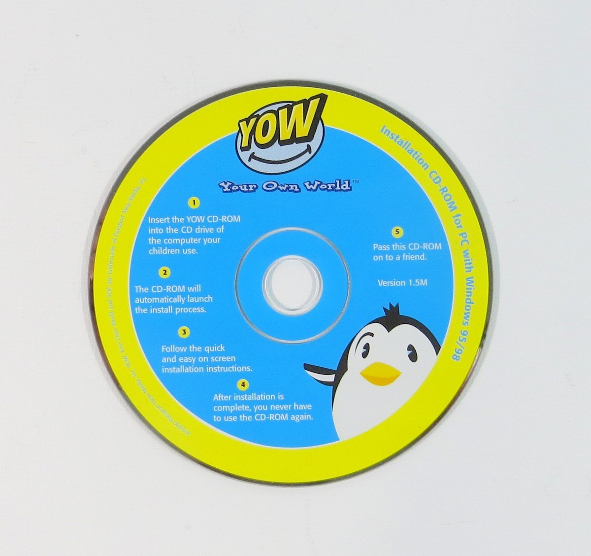 YOW  CD-ROM  VINTAGE PC DISC 
