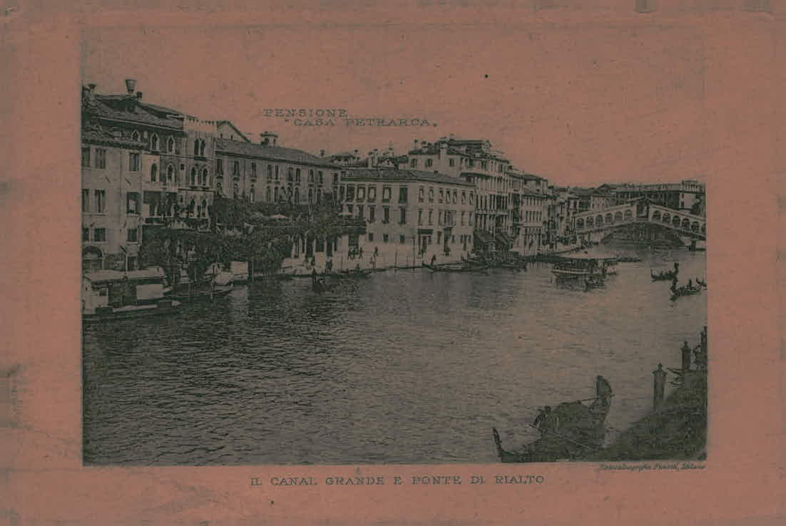 Venezia Il Canal Grande e Ponte di Rialto Venice Postcard