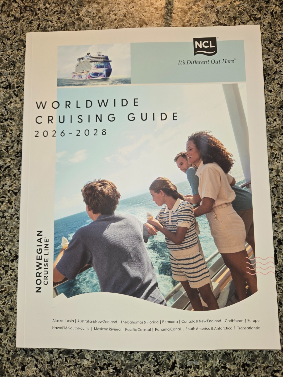 2026 2028 NCL Norwegian Cruise Line Worldwide Cruising Guide & Ship Brochure NEW