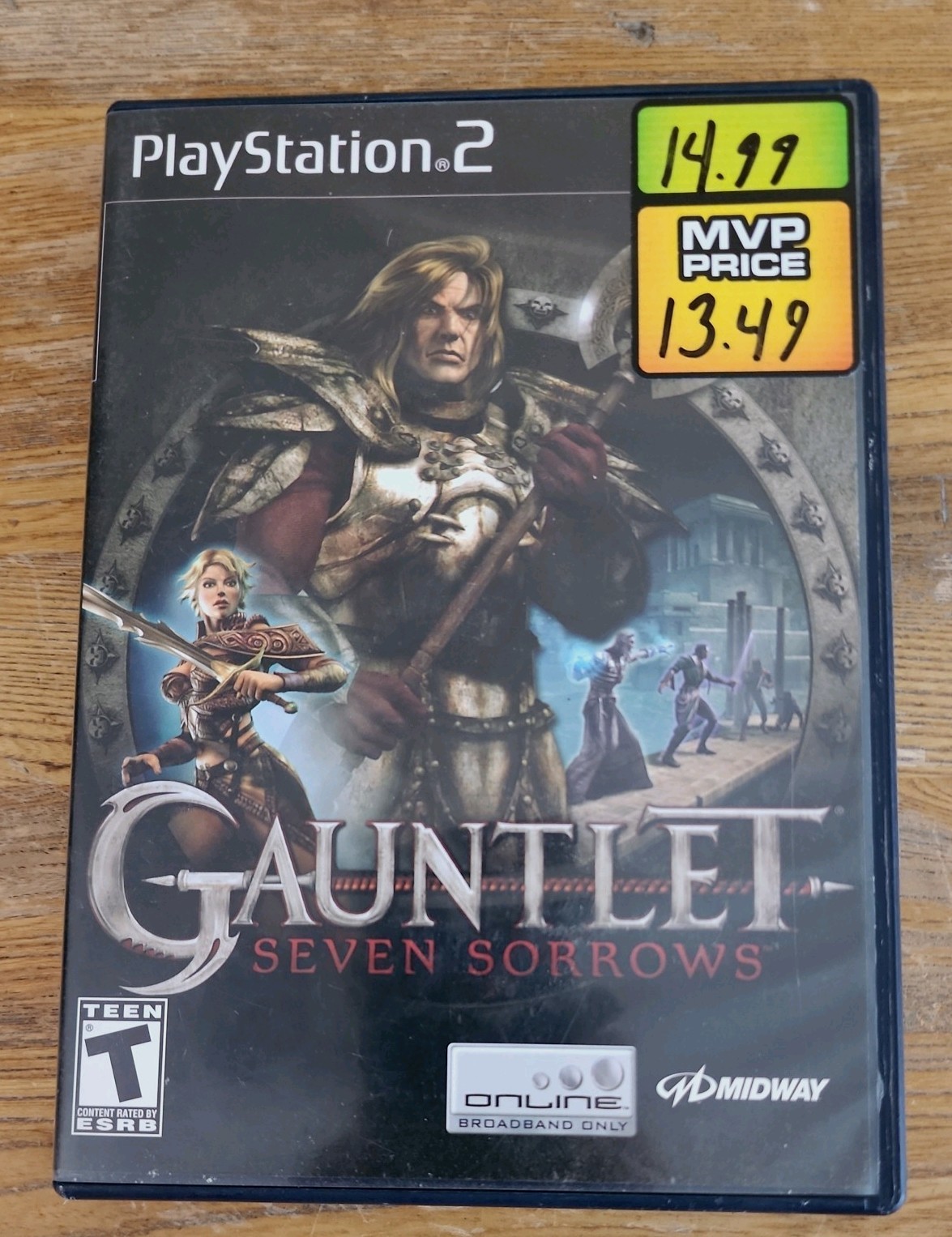 PS2 Gauntlet: Seven Sorrows CIB (Sony PlayStation 2, 2005) Complete w/ Manual