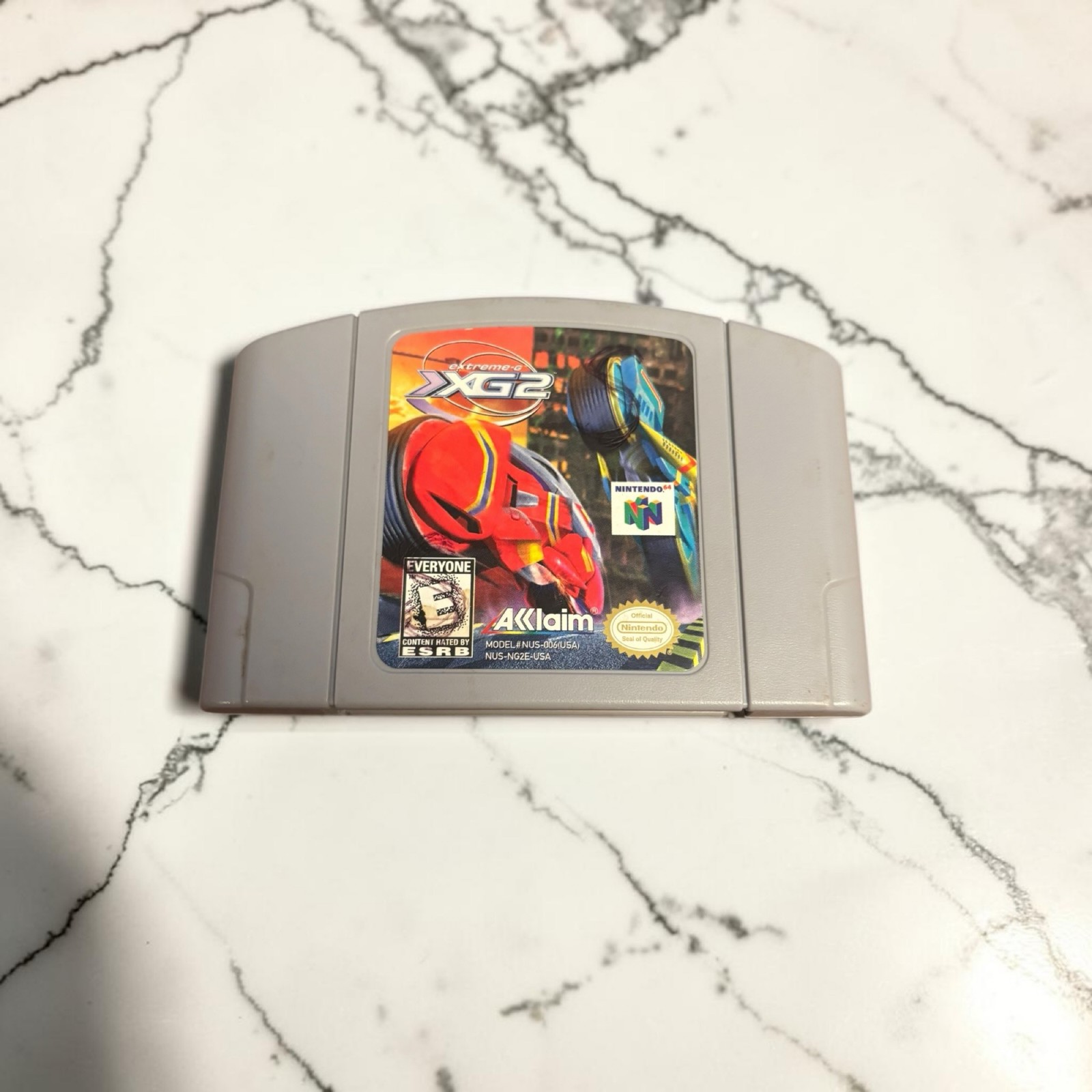 Extreme-G 2 XG2 (Nintendo 64, 1998) N64 Game Cartridge