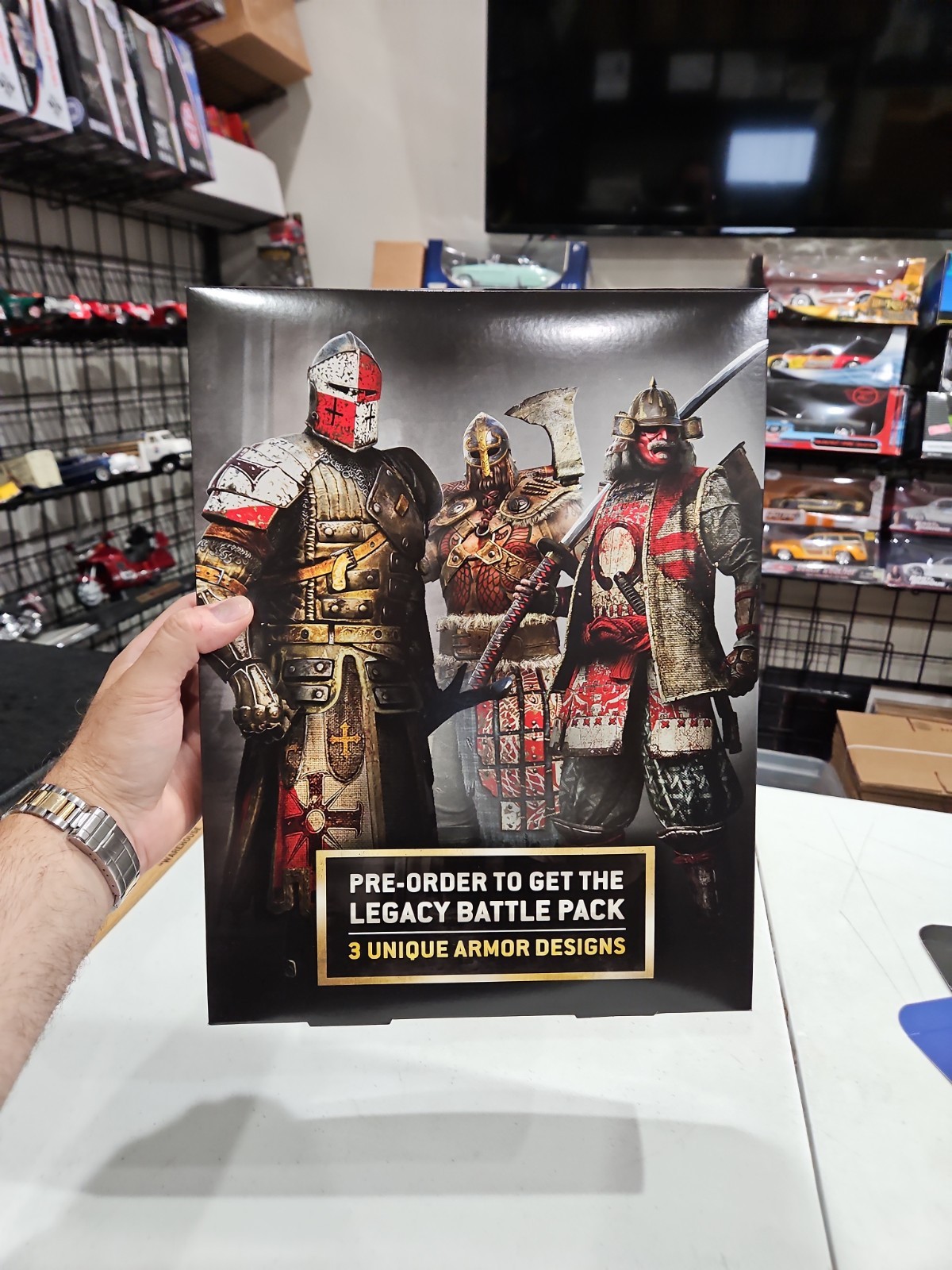 Ultra Rare Thick Plastic For Honor Legacy Of Battle Pack 2017 Gamestop Display 