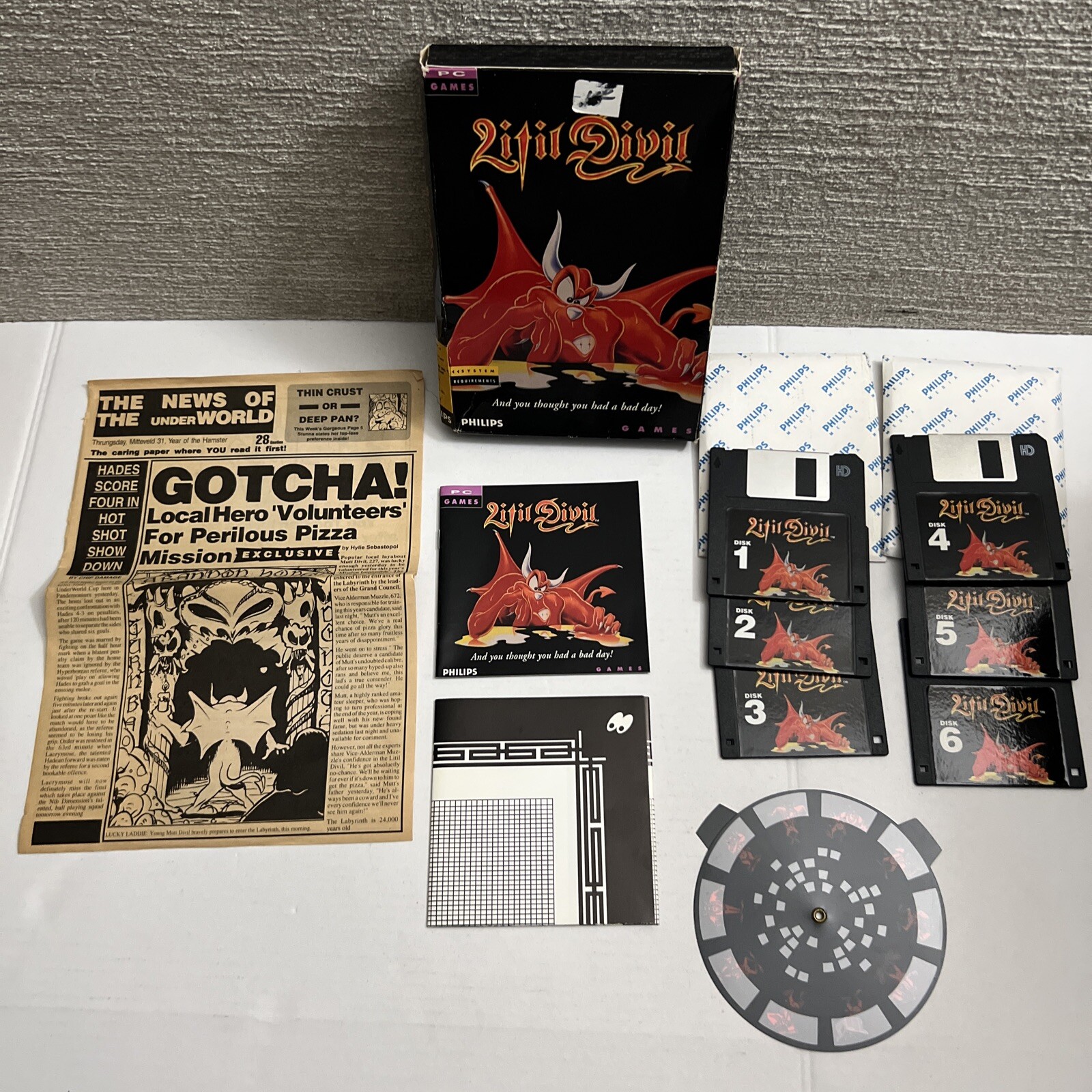 Litil Divil PC Big Box COMPLETE 3.5