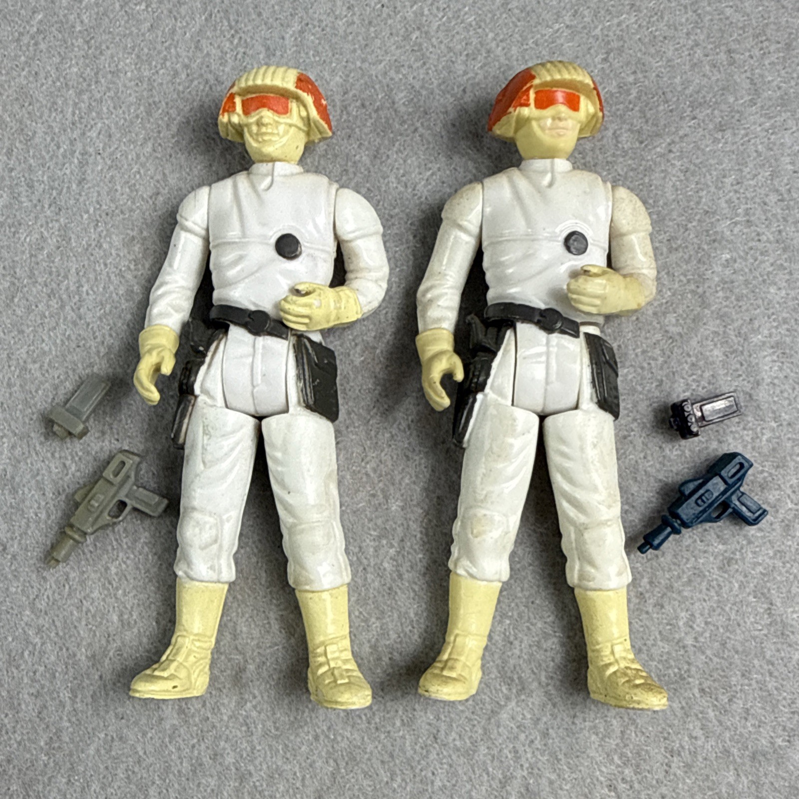 Vintage 1981 Star Wars Cloud Car Pilot Action Figure Hong Kong W/ Accessories