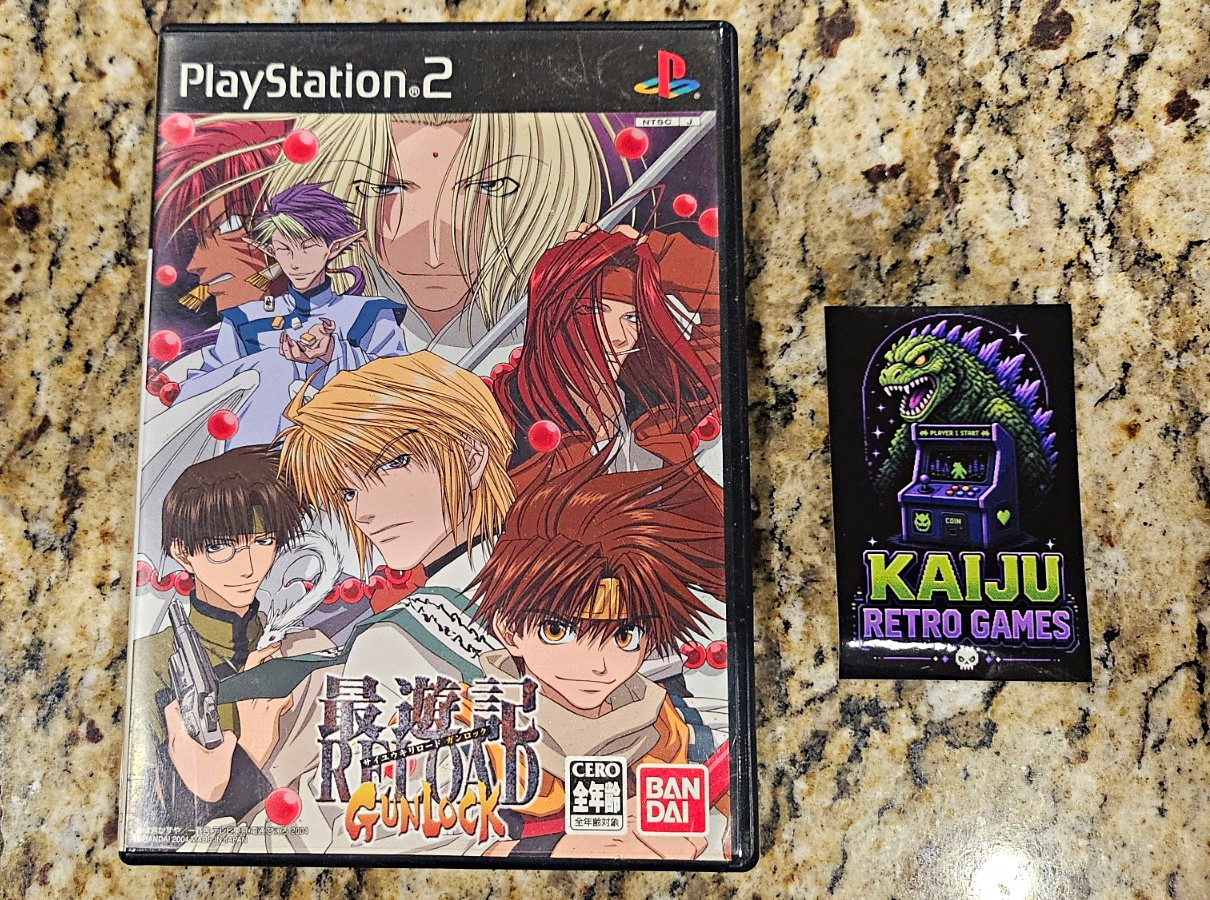 Bandai Saiyuki Reload Gunlock Sony PlayStation 2 NTSC-J 2004 Action Manual