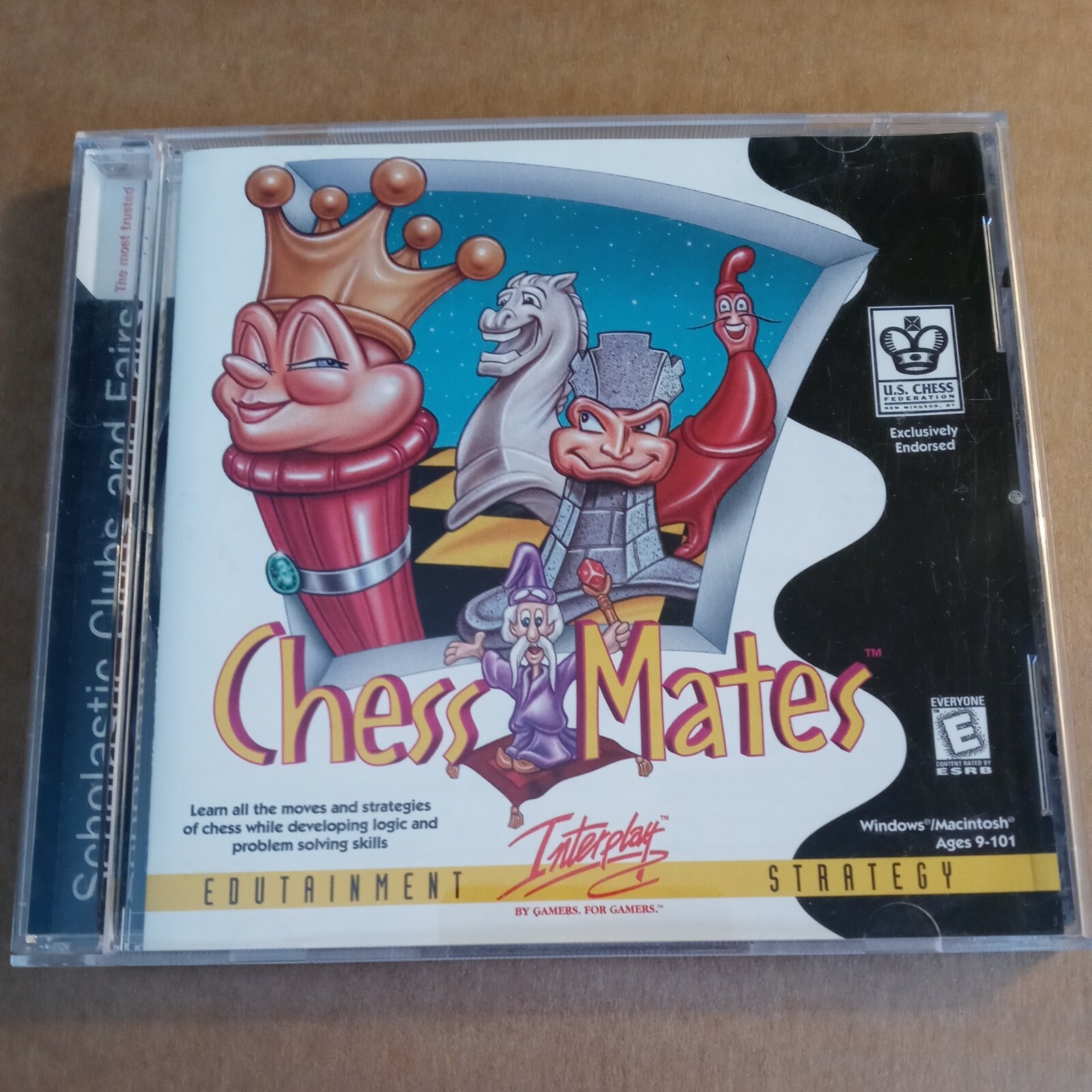 Chess Mates, Ages 9-101, Windows 3.1/95/98 & Macintosh Cd-Rom