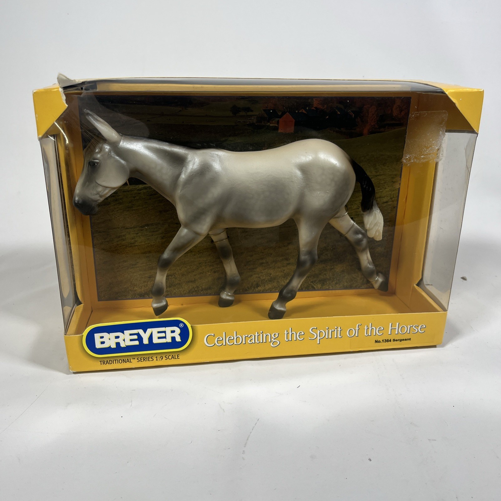 Breyer Fall 2009 Collector's Choice: Sergeant Dapple Grey Mule #1364, with Box