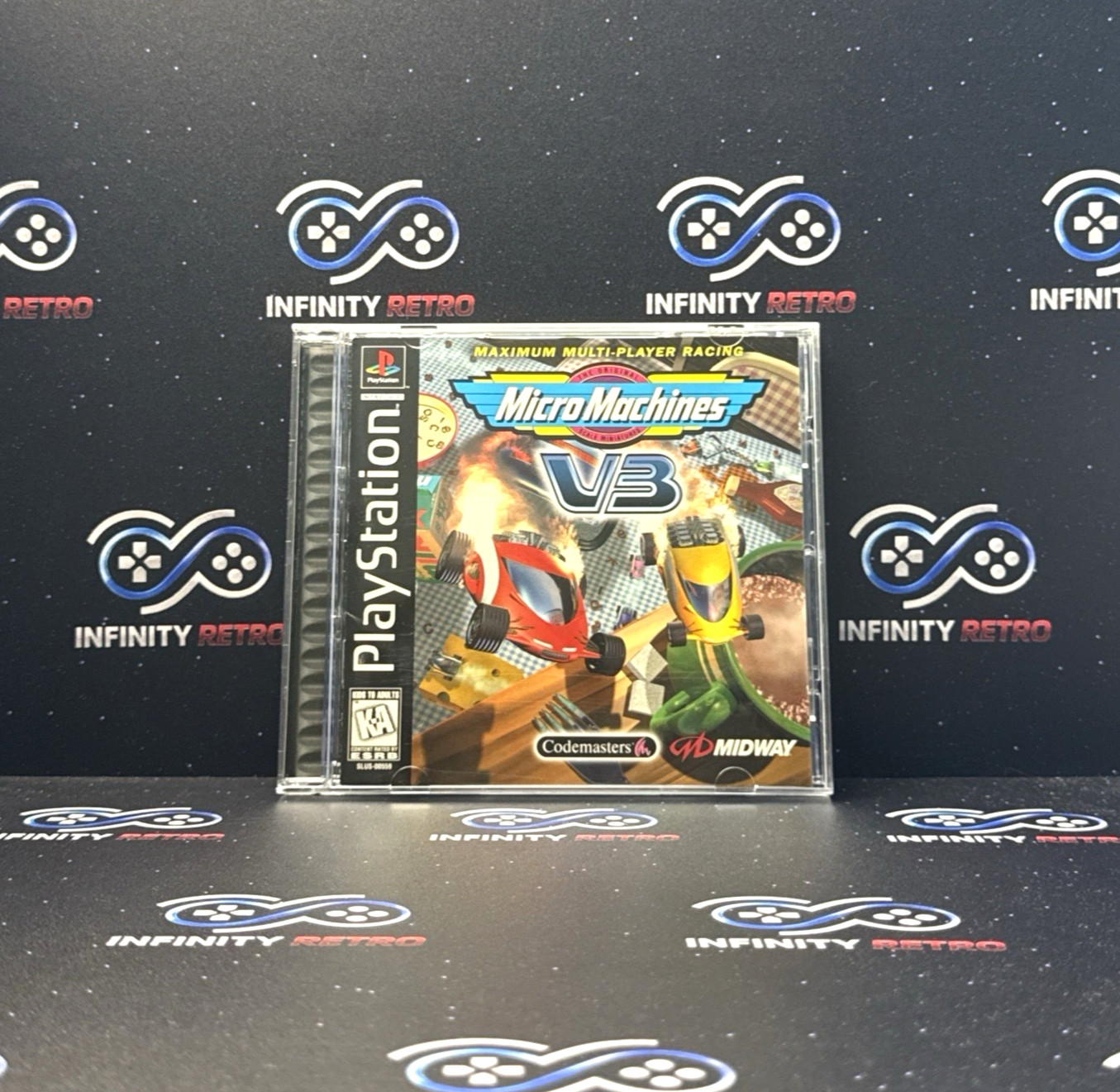 Micro Machines V3 Sony PlayStation 1 PS1 CIB Refurbished & Tested 