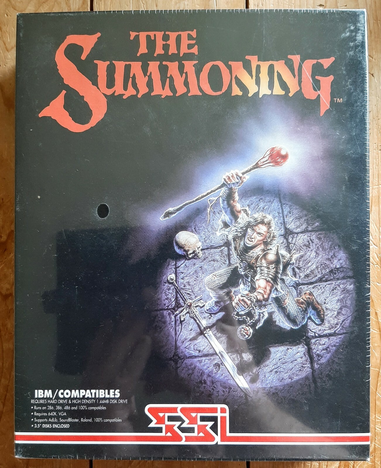 RARE The Summoning Big Box Computer Game IBM Vintage Retro 3.5 Disks New Sealed 