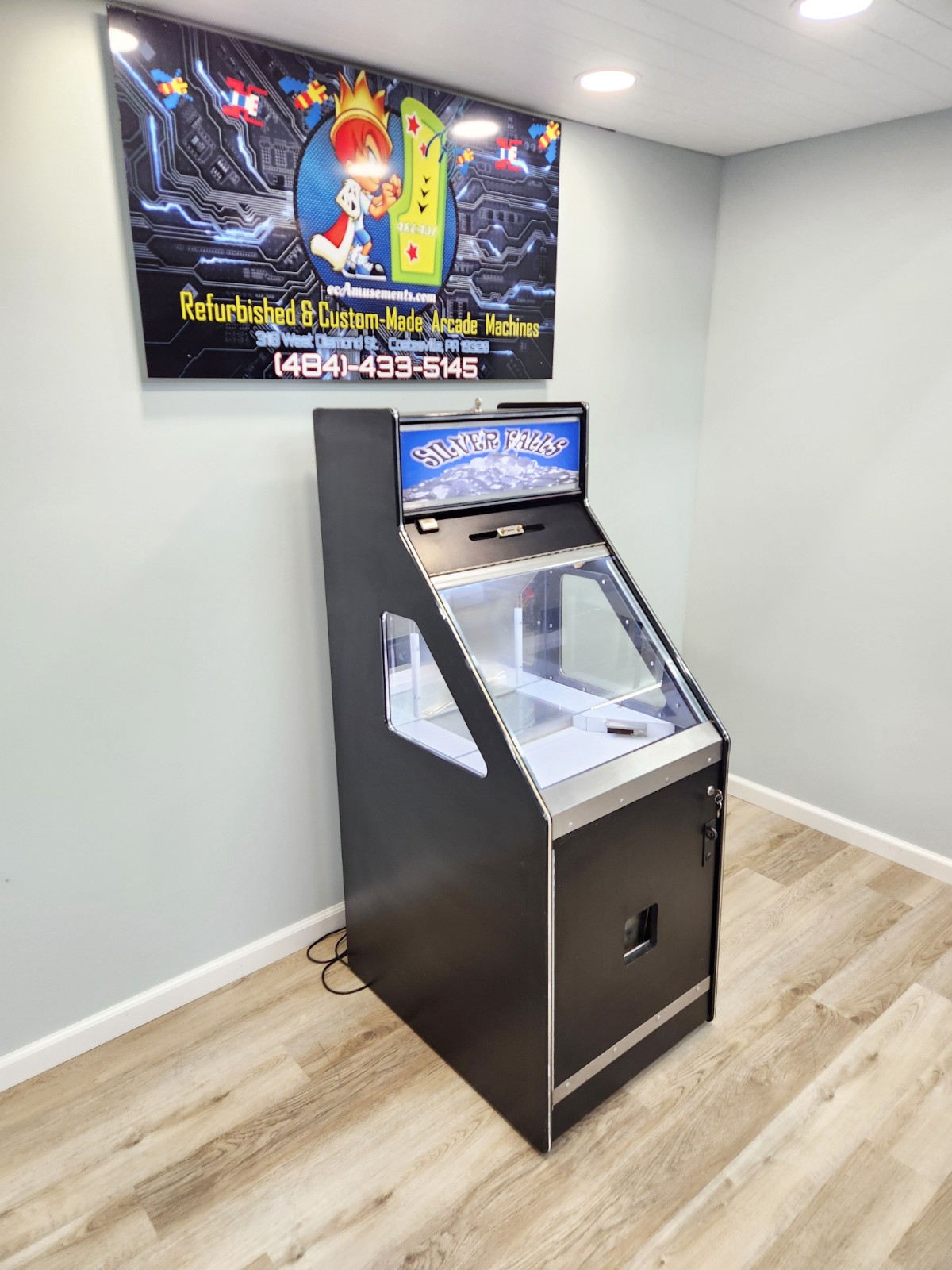 Silver Falls COIN PUSHER Arcade Game Machine Quarter Pusher Skill Redemption -#2