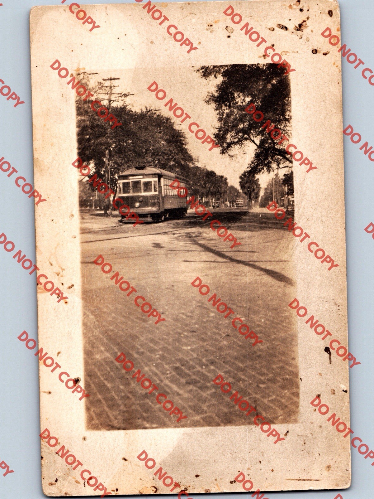 c1910 Interurban Streetcar Trolley JACKSONVILLE Florida FL RPPC Real Photo