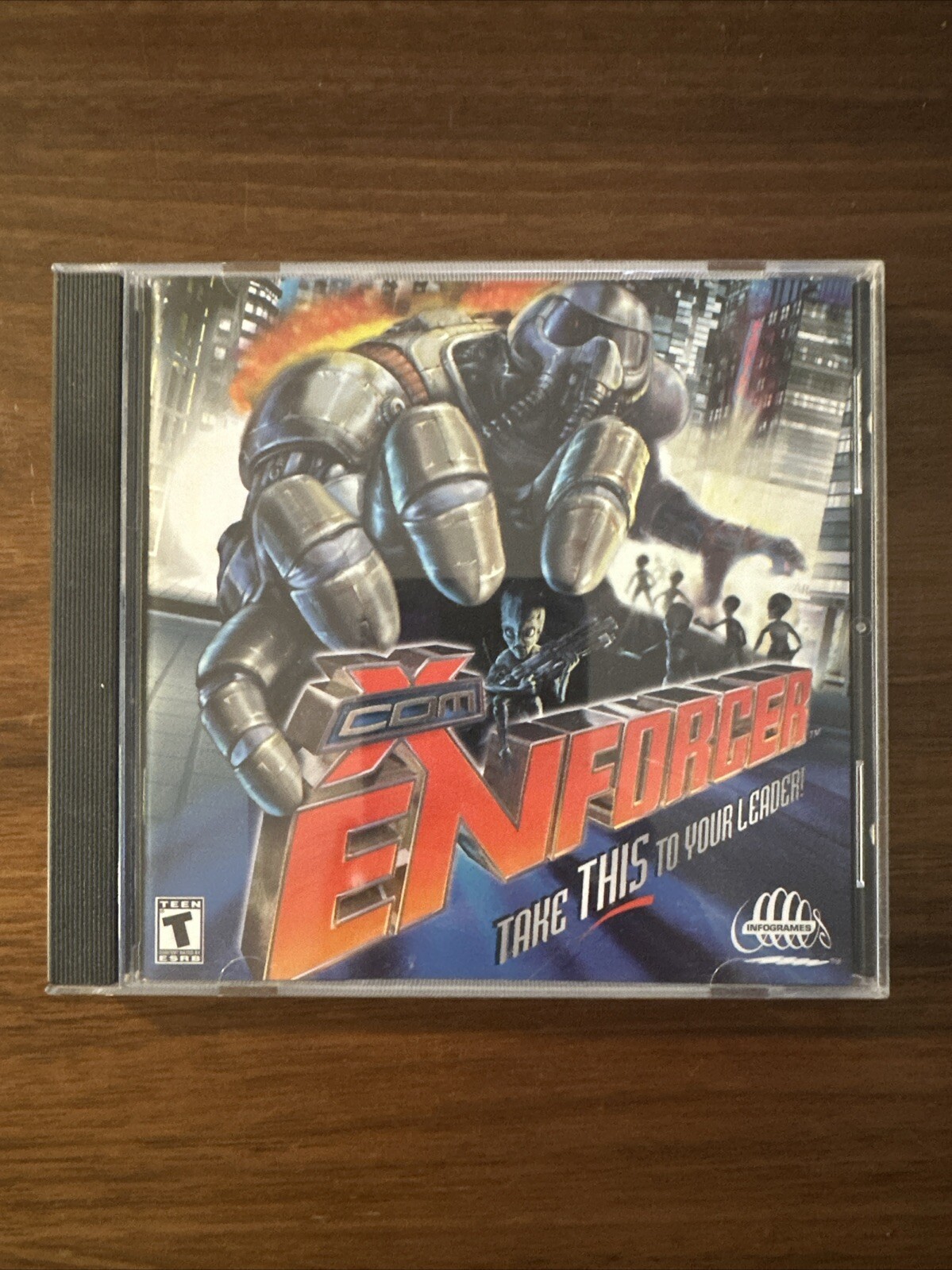XCOM Enforcer PC Game Windows 95/98/ME InfoGrames Vintage 2001 X-Com RARE