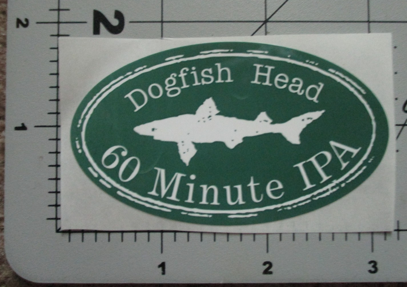 DOGFISH HEAD 60 Minute IPA STICKER decal craft beer dog fish brewing brewery U