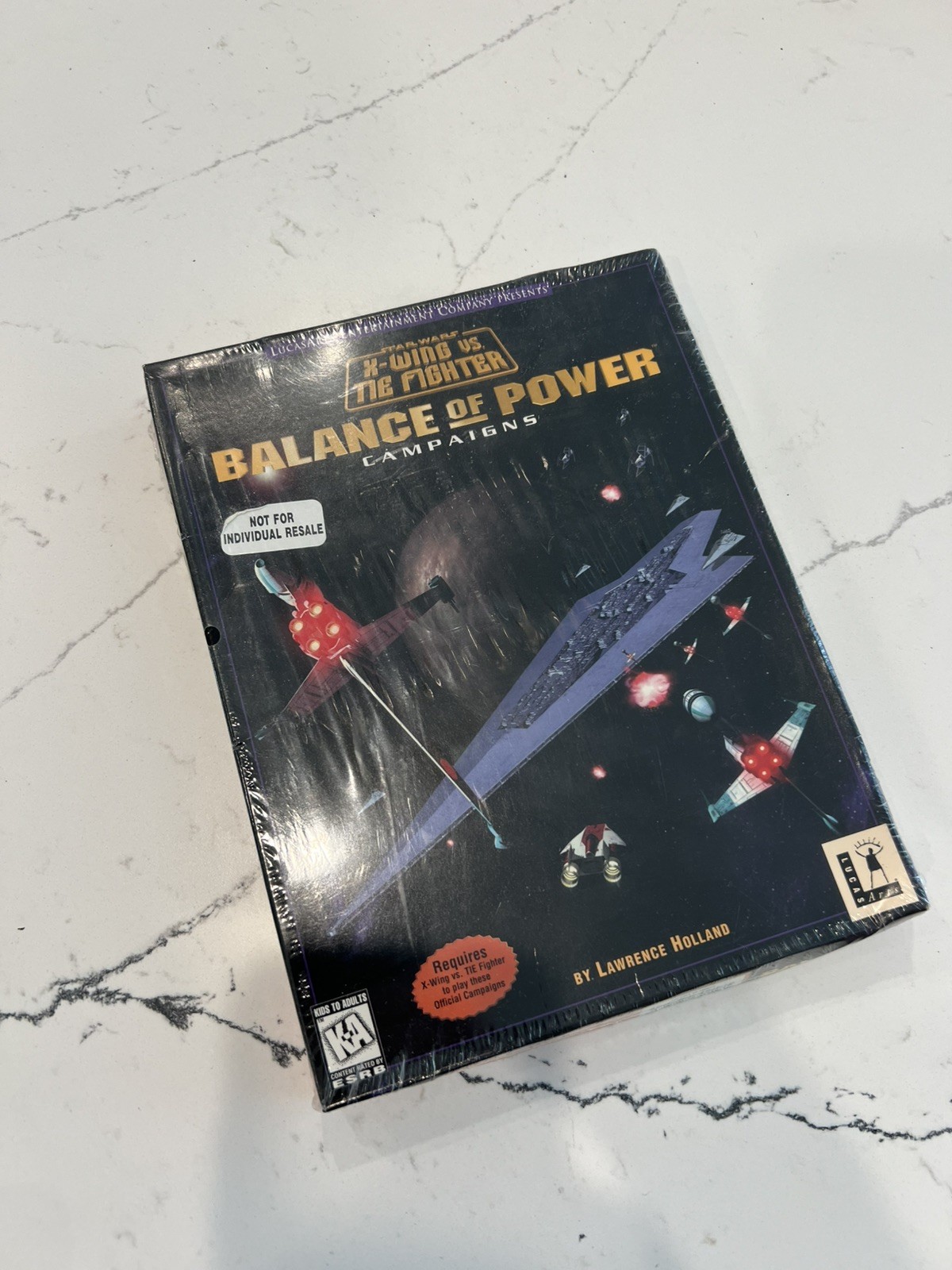 NEW SEALED Star Wars X-Wing Vs Tie Fighter BALANCE OF POWER CAMPAIGNS PC Big Box