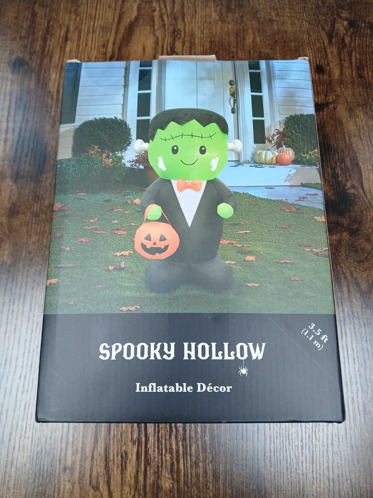 Baby Frankenstein Inflatable Halloween Decor 3.5 Feet Tall Brand New Sealed Box