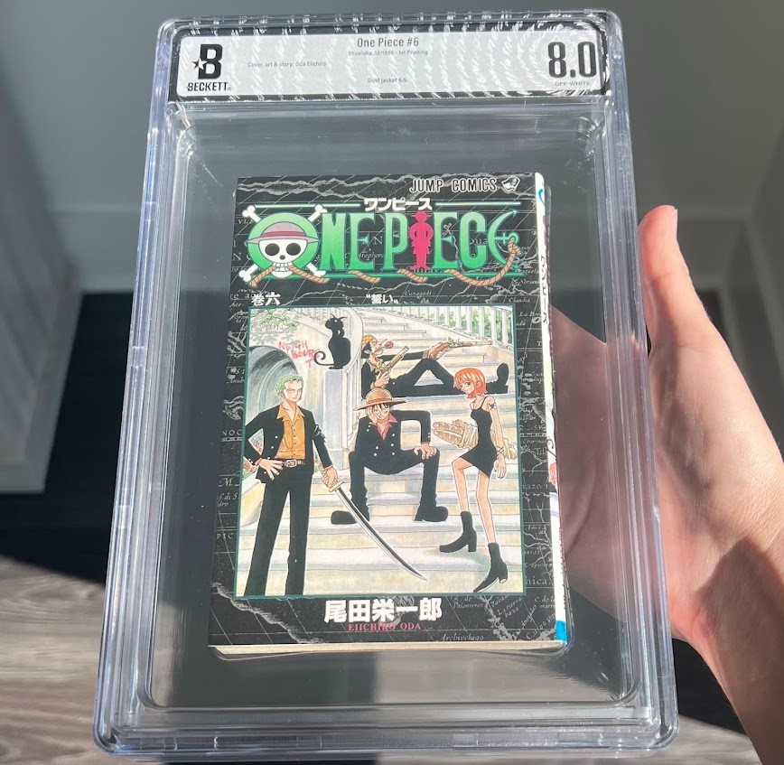 One Piece #6 ⭐ BGS 8.0 - 1ST PRINTING ⭐ Japanese Manga 1998 US SELLER