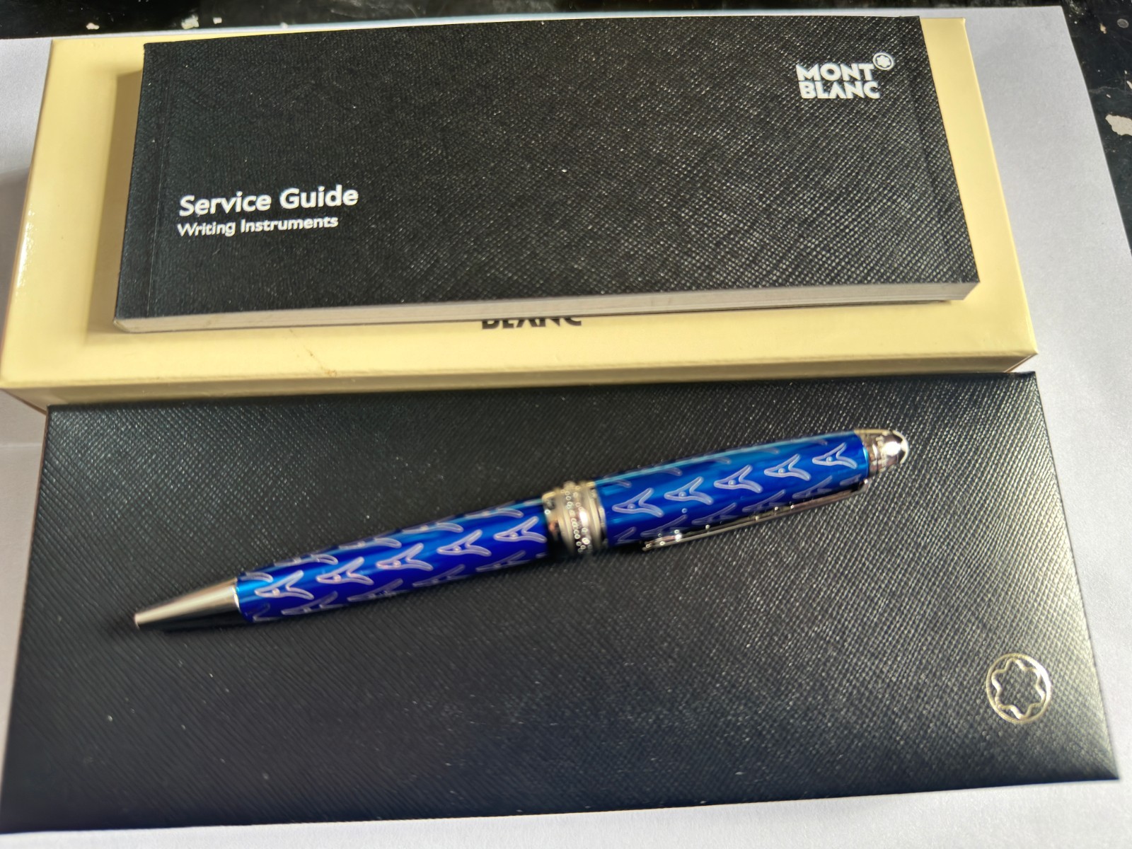 Montblanc Meisterstück Solitaire Le Petit Prince 163 Blue​ Ballpoint Pen​ 