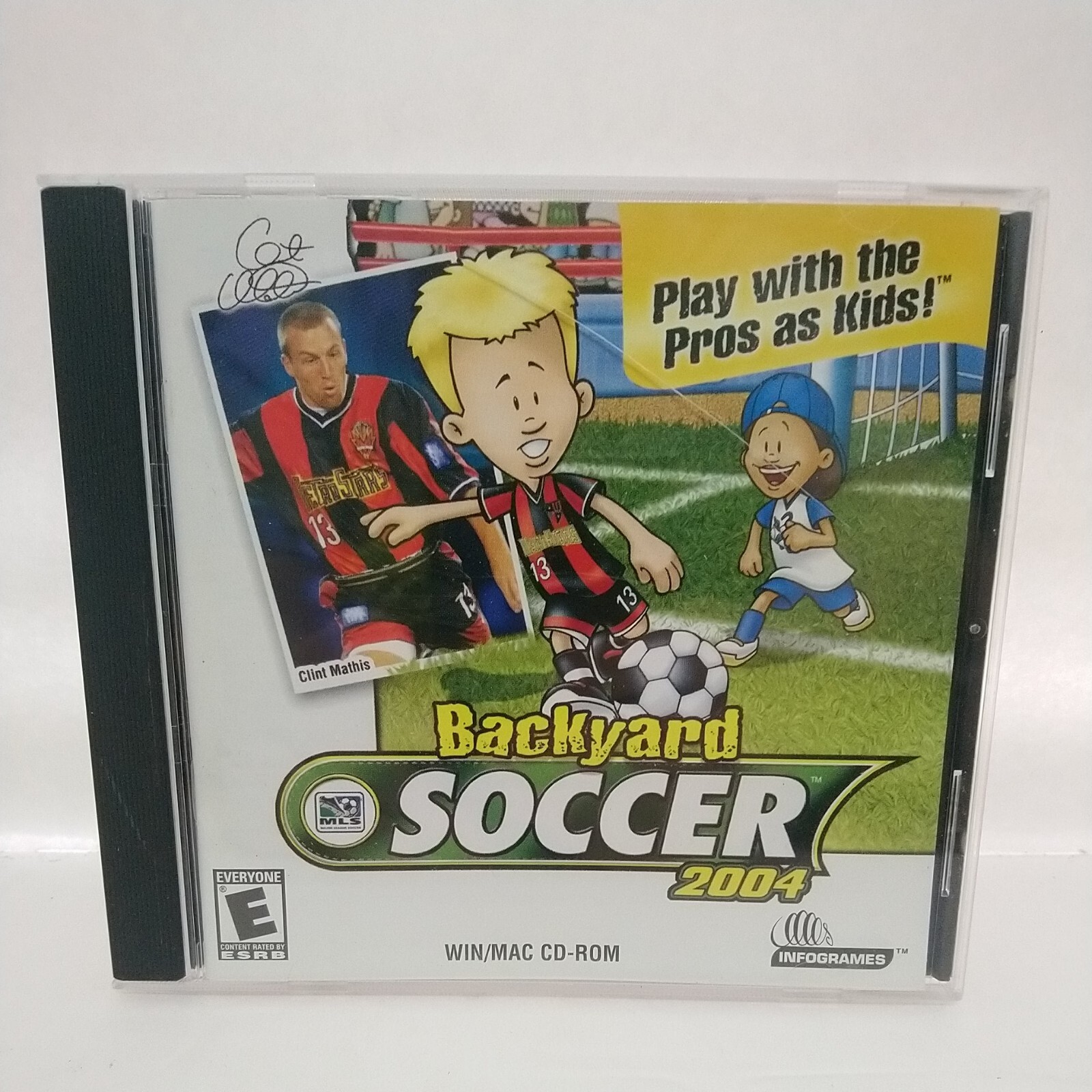 Backyard Soccer 2004 Infogames WIN/MAC CD-ROM Clint Mathis PC Complete