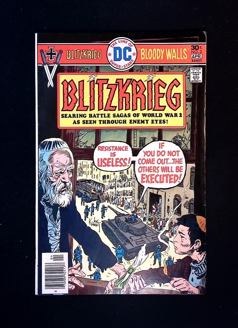 Blitzkrieg #2 DC Comics 1976 Joe Kubert cover Holocaust work camps story