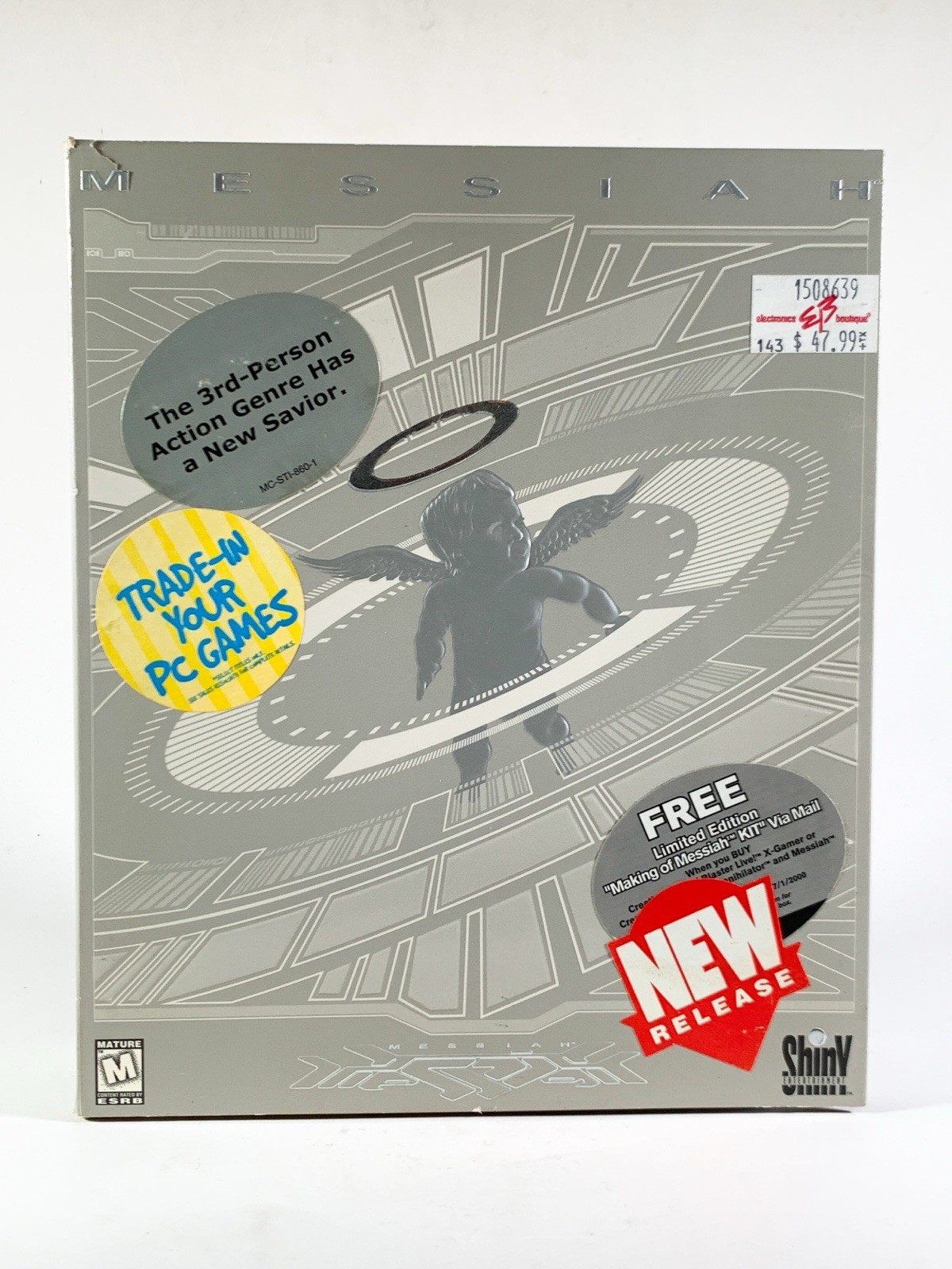 MESSIAH (Windows 95/98 PC 1999) BIG BOX COMPLETE + Strategy Guide