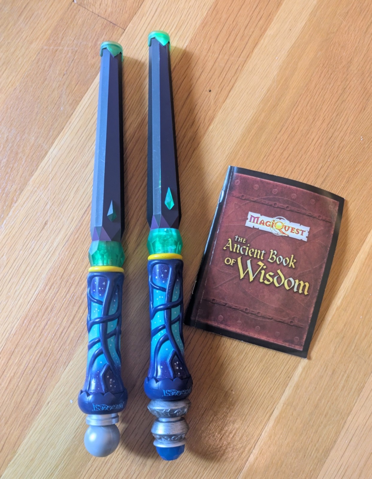 Magic Quest Wands Lot Of 2 Tested & Working Great Wolf Lodge