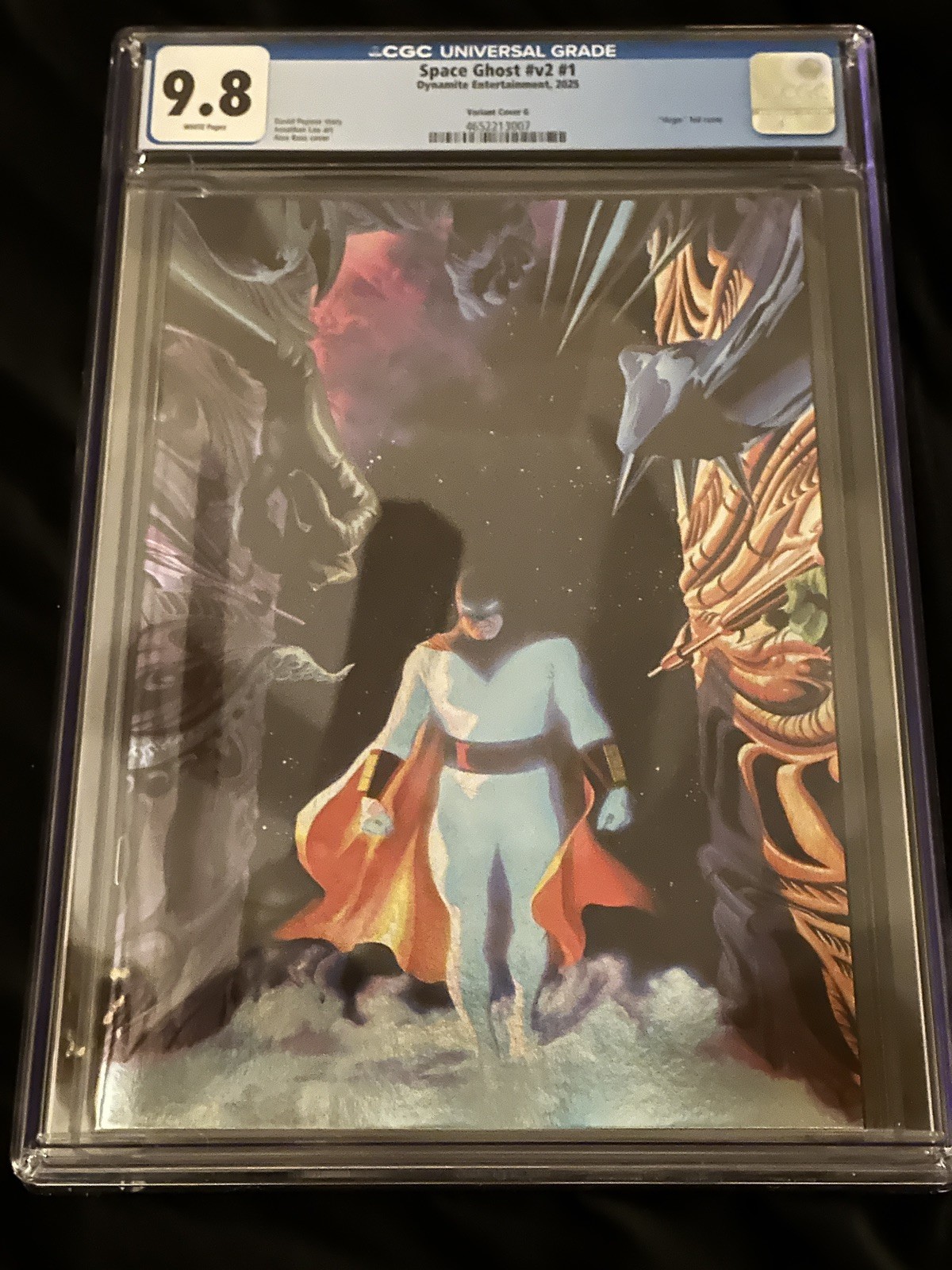 Space Ghost #1 (2025) CGC 9.8–Virgin Foil Cover–Alex Ross- ULTRA LOW POPULATION