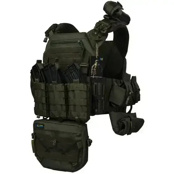 Plate carrier new generation of protection with quick release system Olive.💛 💙