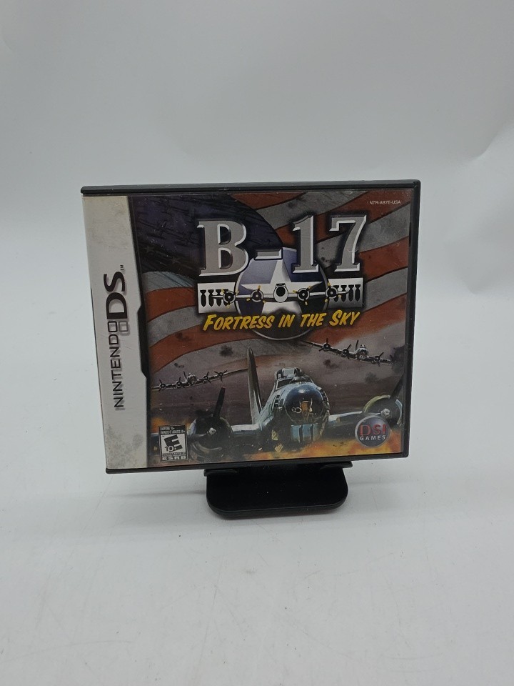 B-17: Fortress in the Sky (Nintendo DS, 2007) Cib Complete Mint Tested 