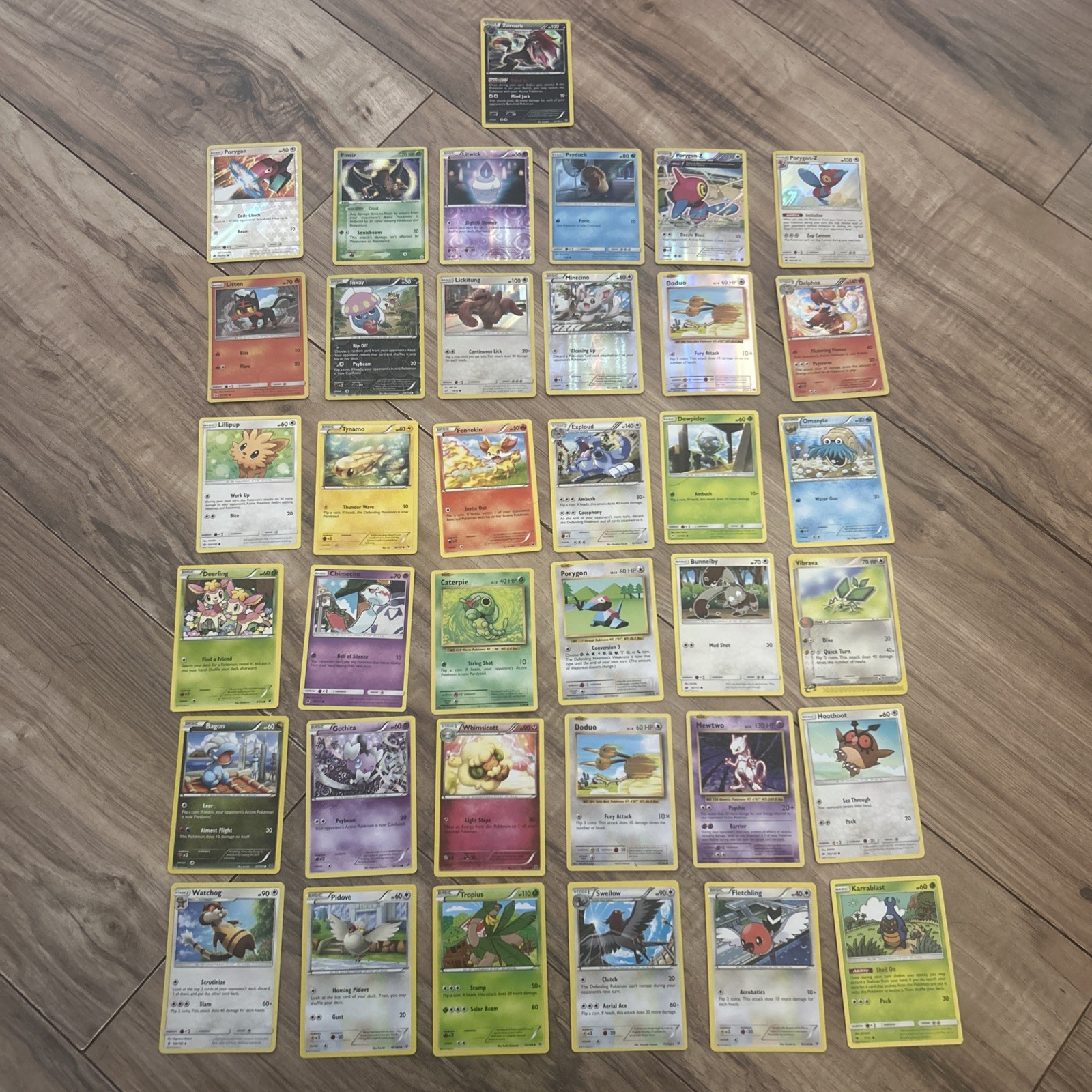 Pokémon 37 Cards Vintage 13 Holo And 24 Regular  2011, 15, 16 TCG