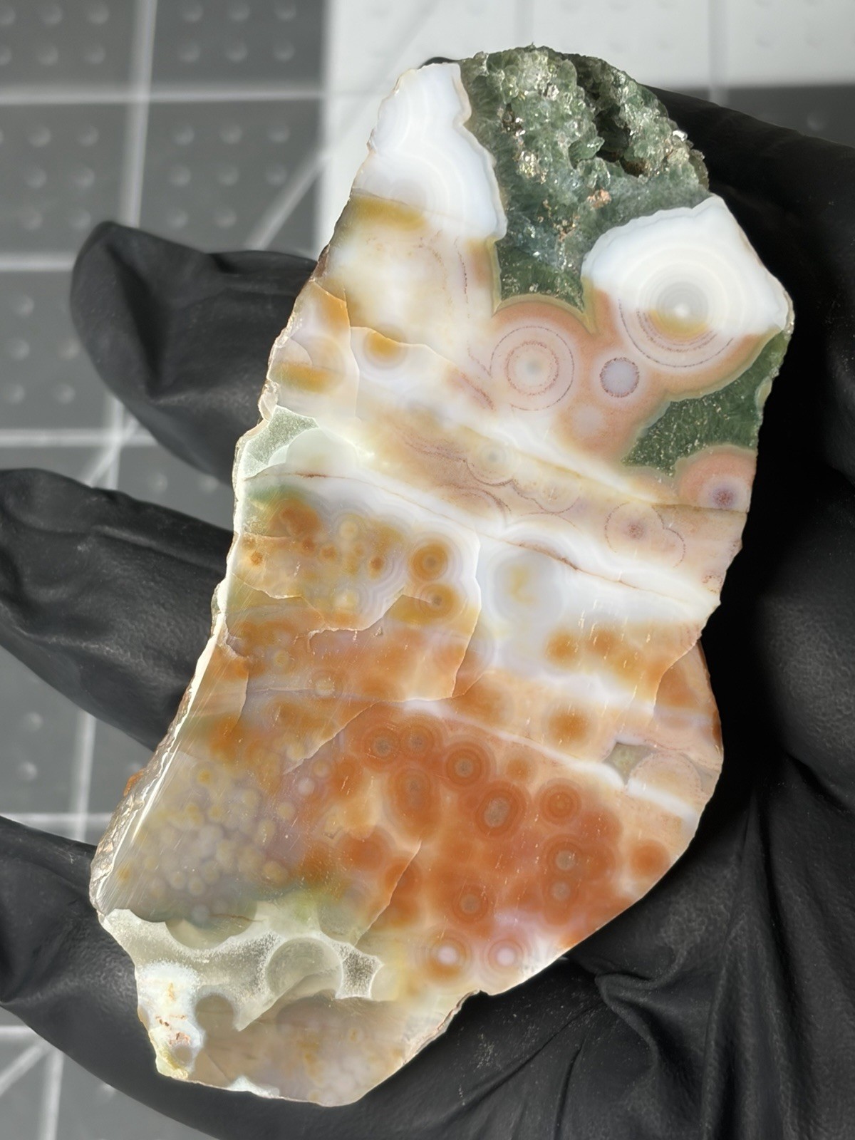 Stunning Ocean Jasper Polished Specimen Old Stock Orbs Free Standing