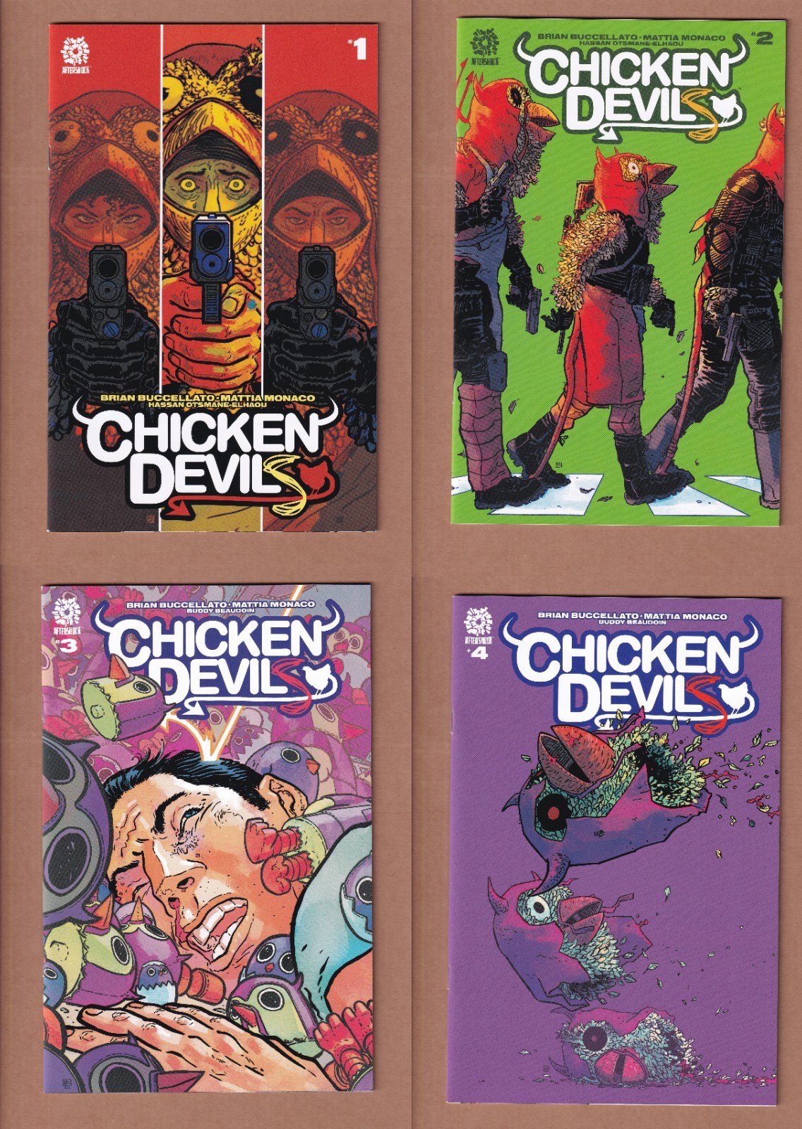 Chicken Devil #1-4 (AfterShock, Brian Buccellato, Mattia Monaco, 2022) 4 iss