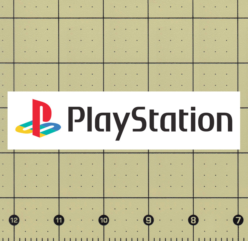 CUSTOM MADE COLLECTIBLE PS1 PLAYSTATION 1 LOGO MAGNET (1¼