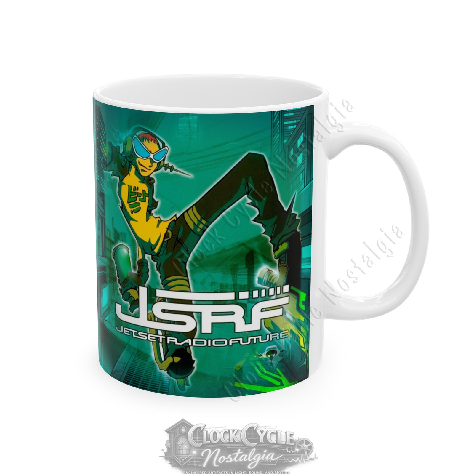 Jet Set Radio Future JSRF Xbox Retro Gaming Coffee Mug - 2 Sizes: 11 & 15 Oz.