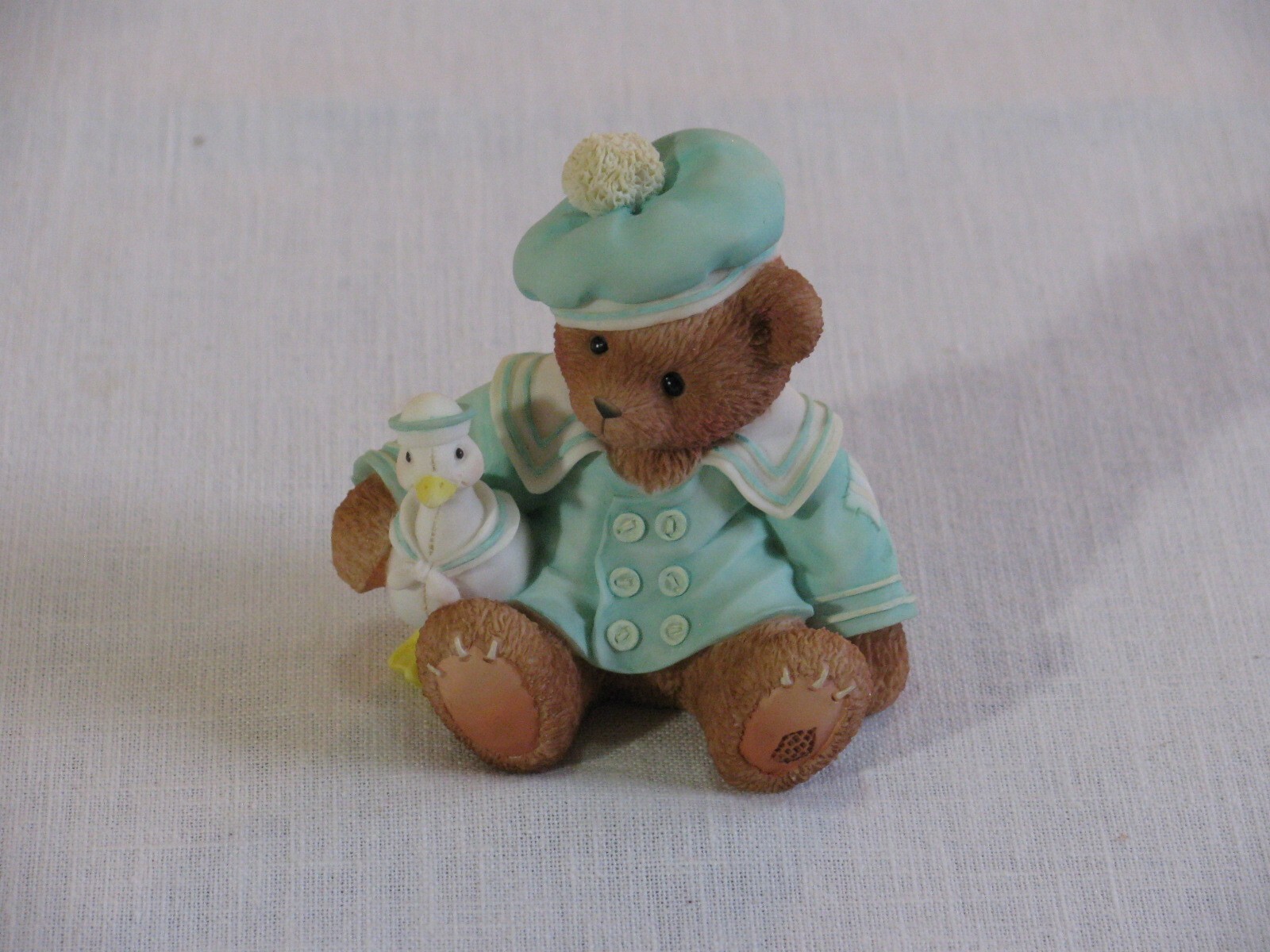 Vtg Cherished Teddies Cole Lot To Be Thankful For Rare Figurine 476714R, 1998 rr