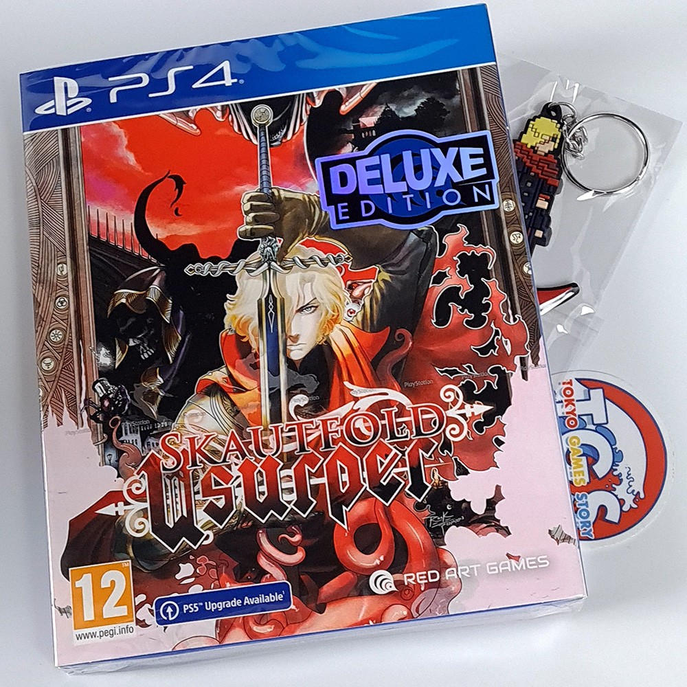 Skautfold: Usurper Deluxe Edition +Keychain PS4 (Multi-Language) Red Art Games N