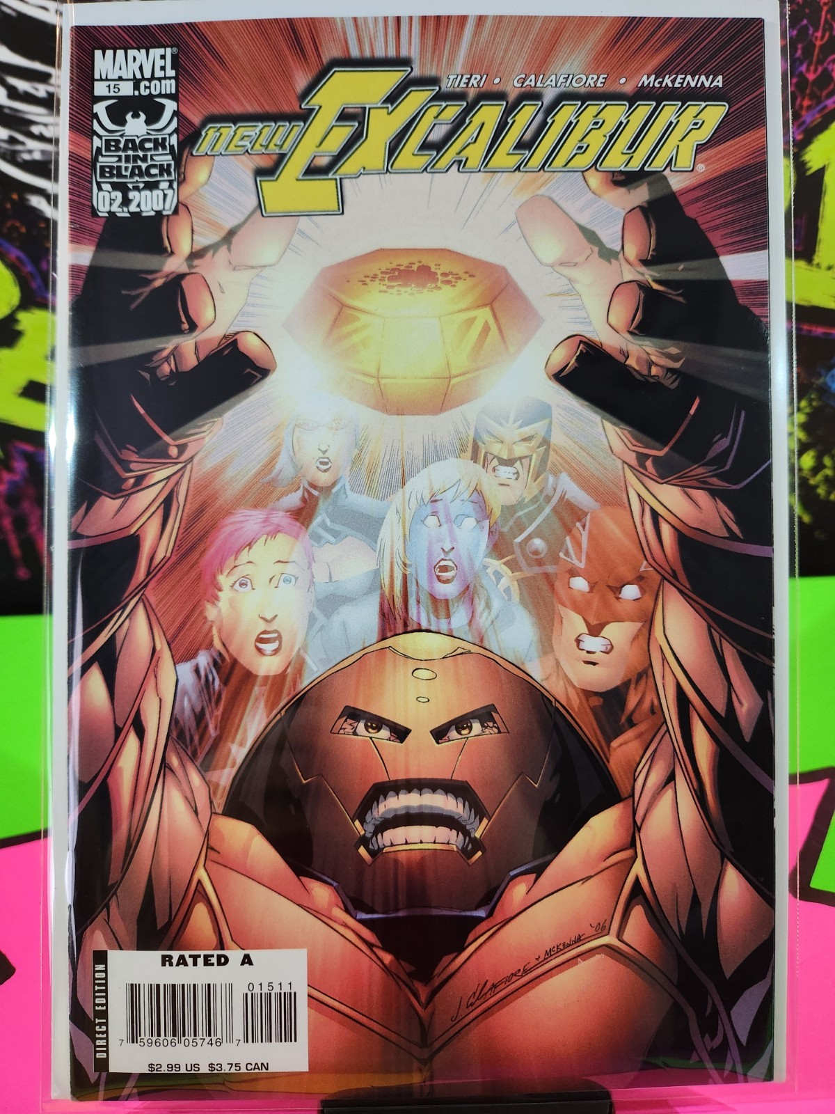New Excalibur #15A Direct Edition Marvel Comics 2007