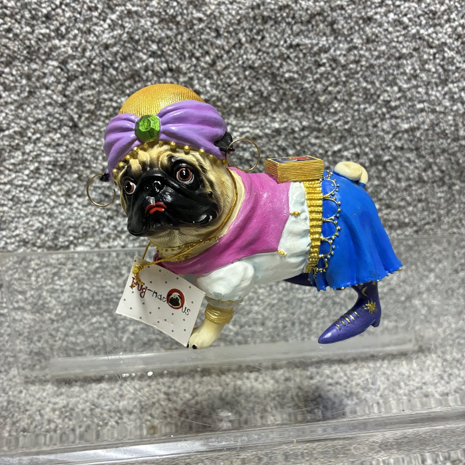 Westland Giftware 2007 Pugnacious Palm Reading Pug #16114 with Original Tag