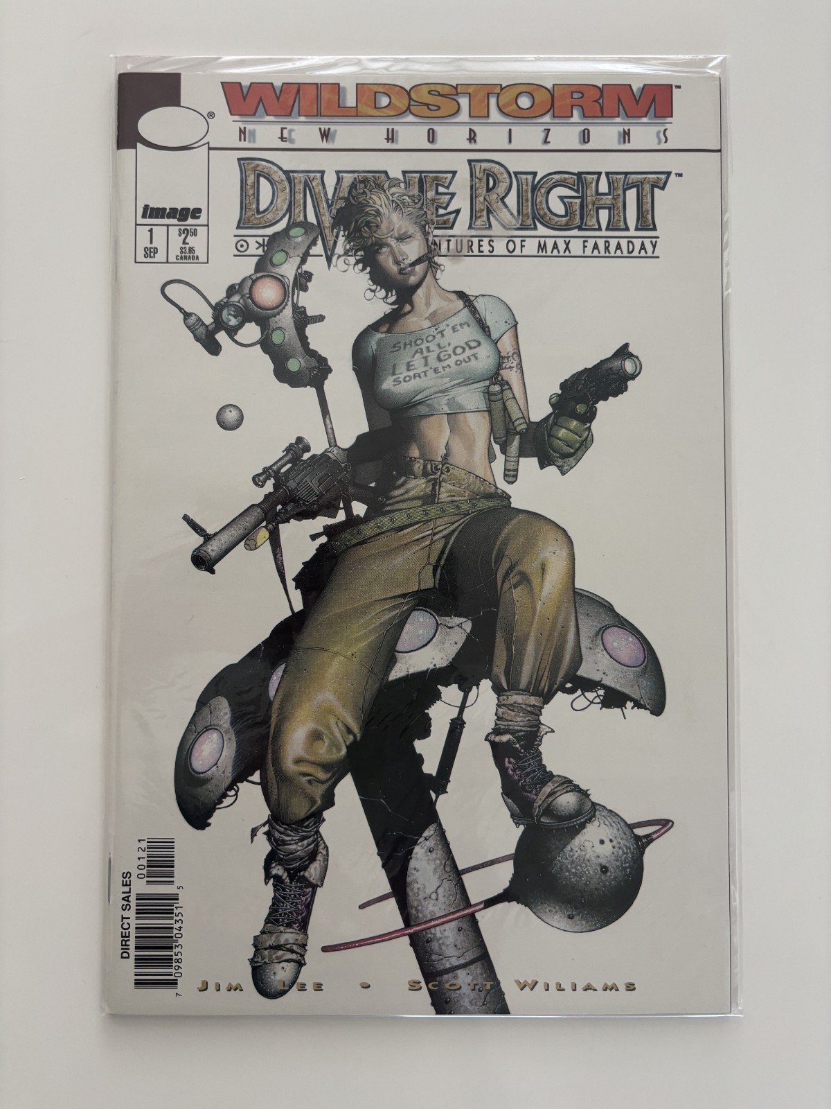 Divine Right #1 Travis Charest Cover (Image Comics Malibu Comics September 1997)