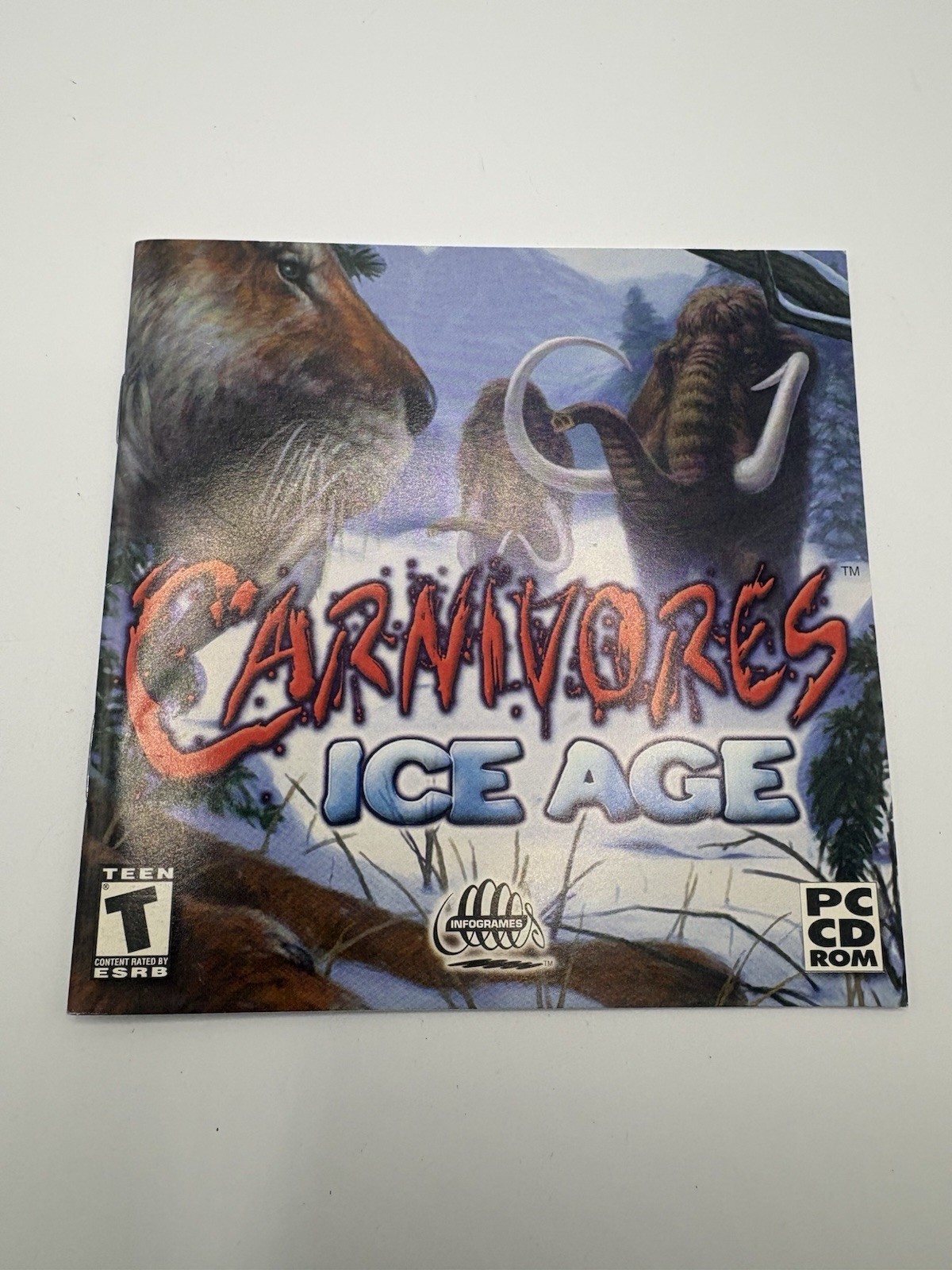 Carnivores: Ice Age WIN 95/98, PC CD-ROM    JC,*MANUAL ONLY*