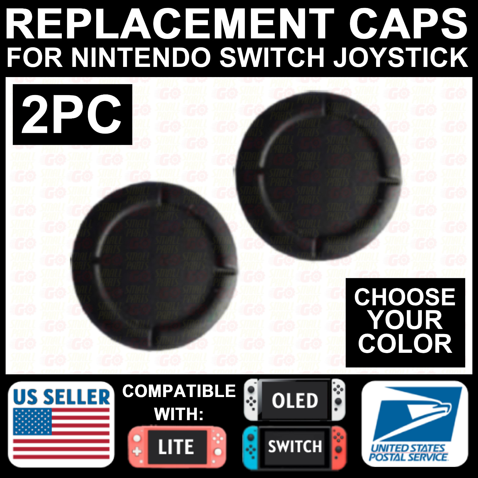 For Nintendo Switch/Lite/OLED Thumb Joy Con Analog Stick Grip Cap Rubber Cover