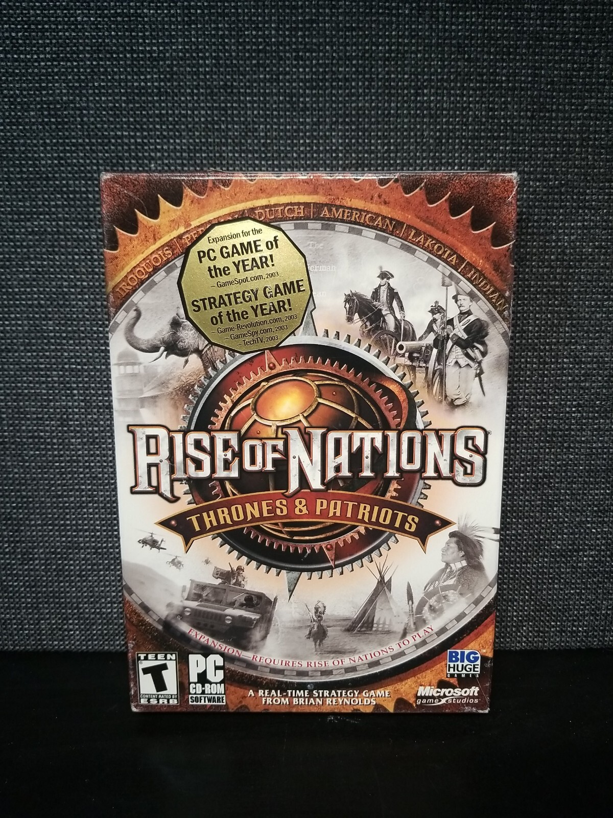 Rise of Nations: Thrones and Nations (PC, Microsoft, 2004) - Box and Manual Only