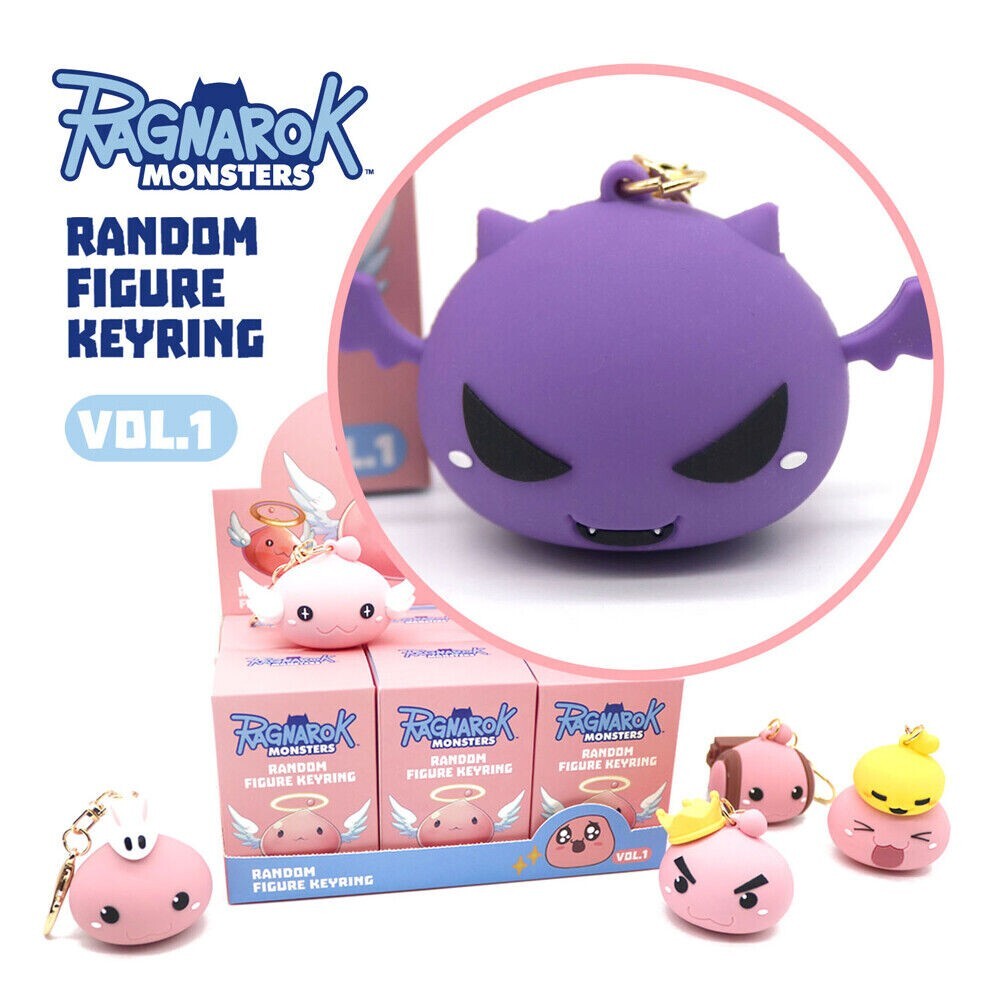 Ragnarok Monsters Keychain vol.1 Complete Set Toy Figure Keyring Charms M Online