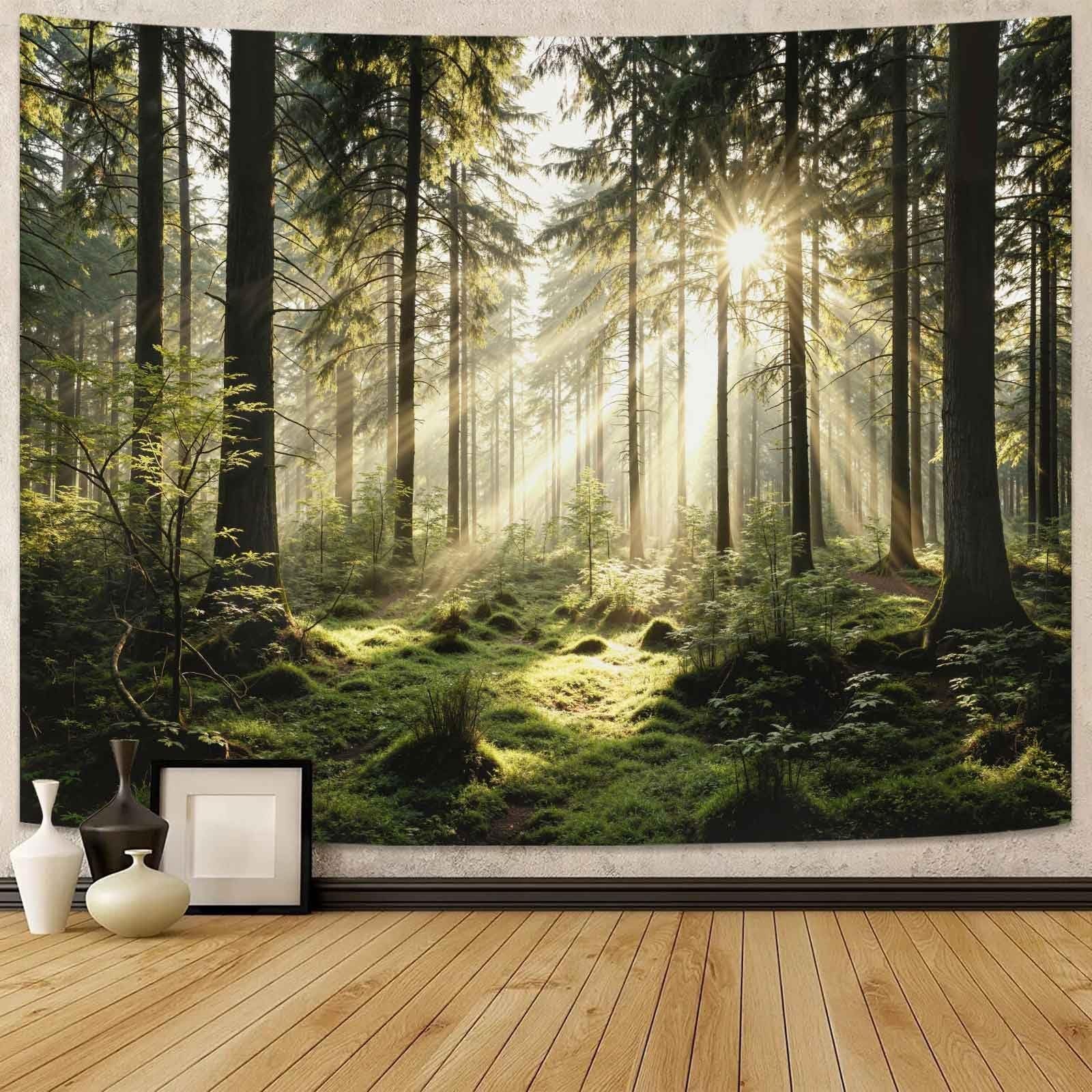 Lunerfex Celestial Sun and Tree of Life Wall Tapestry - Boho Nature and Spiri...