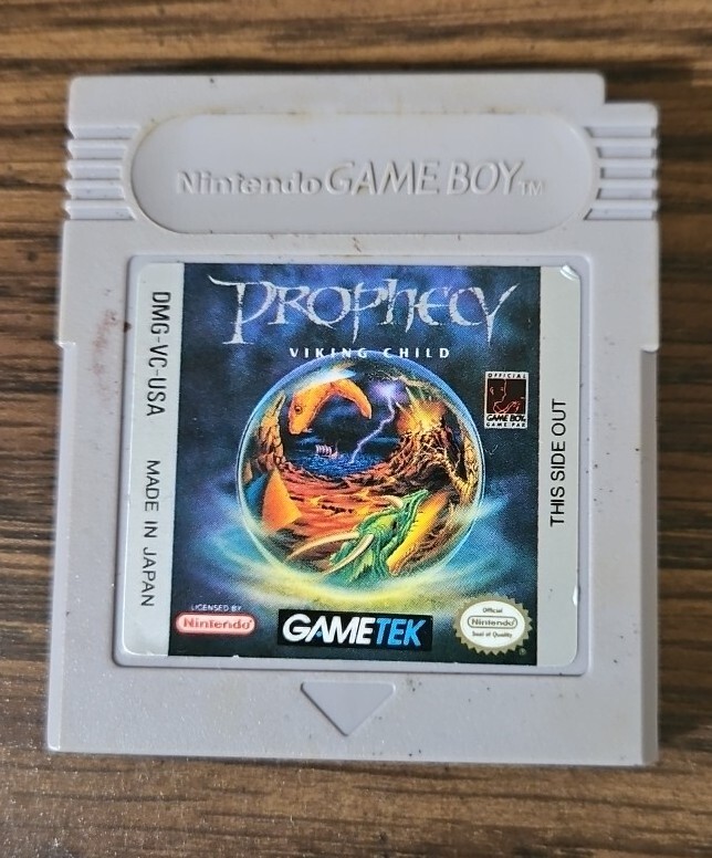 Prophecy of the Viking Child (Nintendo Game Boy, 1992) Authentic - Tested