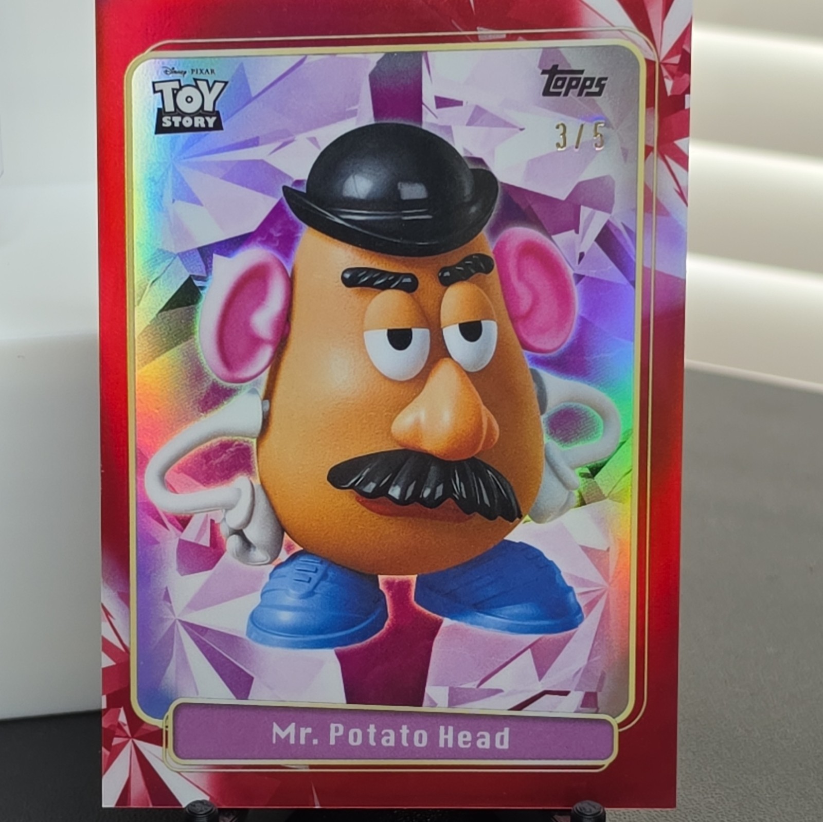 2026 Topps Toy Story Mr. Potato Head Red Foil 03/5 Toy Taaffeite Case Hit #6