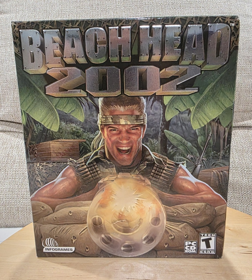 Beach Head 2002 PC Game Infogrames Big Box Y2K 9.5