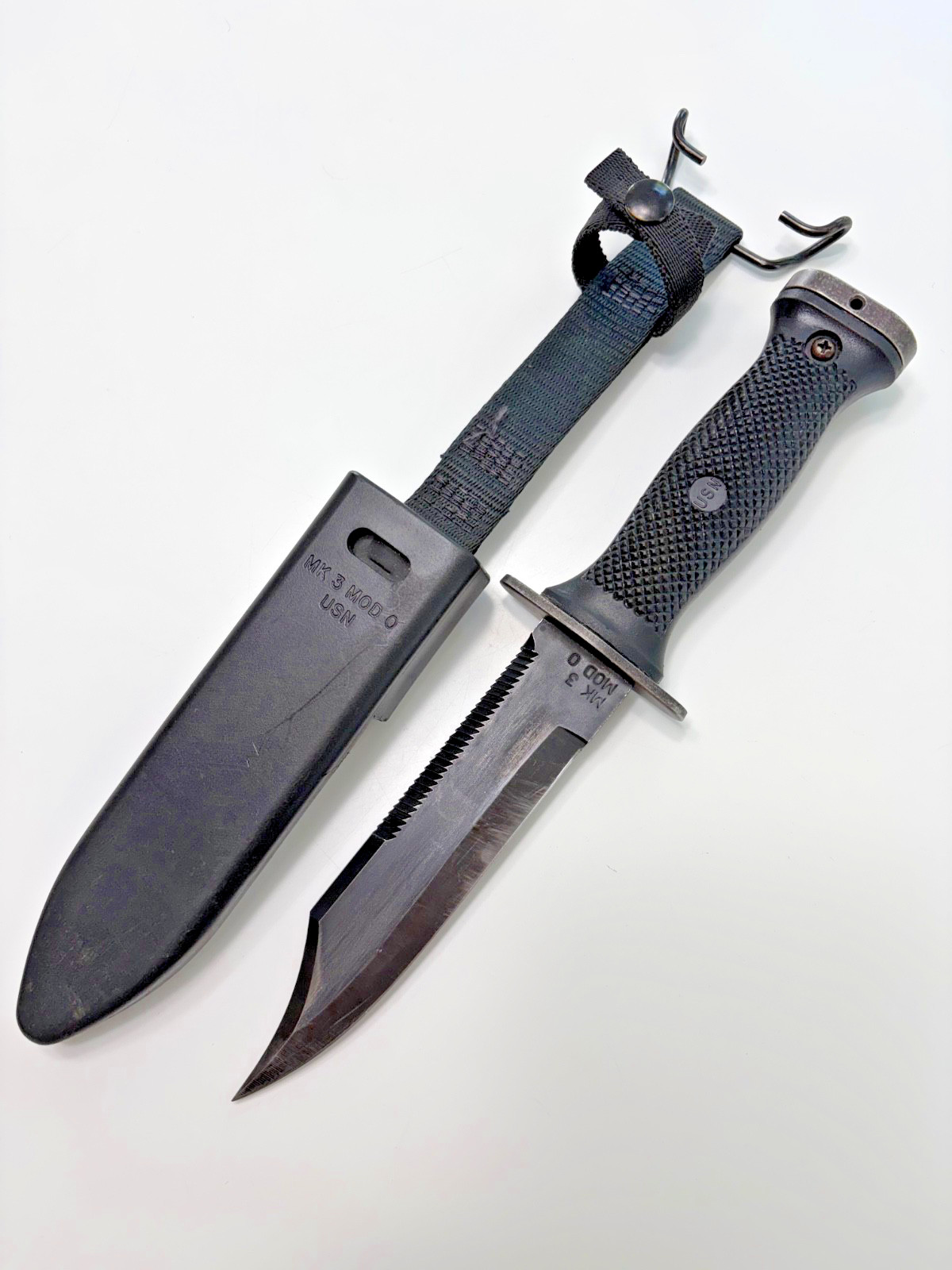 US Navy SEAL Diver\'s Knife ~ MK 3 MOD 0 2V376 Ontario Knife Co.