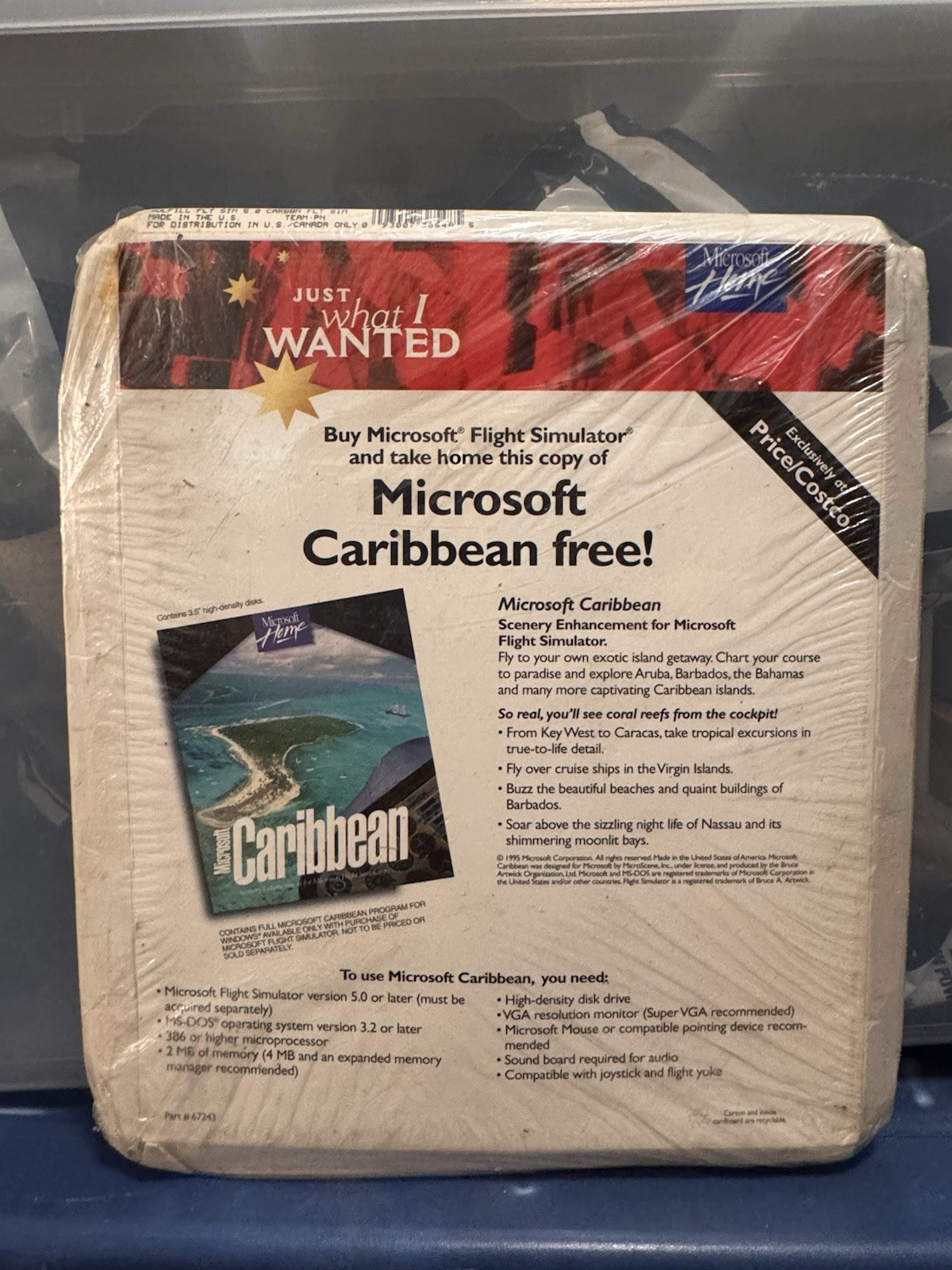 Microsoft Flight Simulator 1995 Version 5.1 for PC, Large Box MS-DOS CD-ROM New